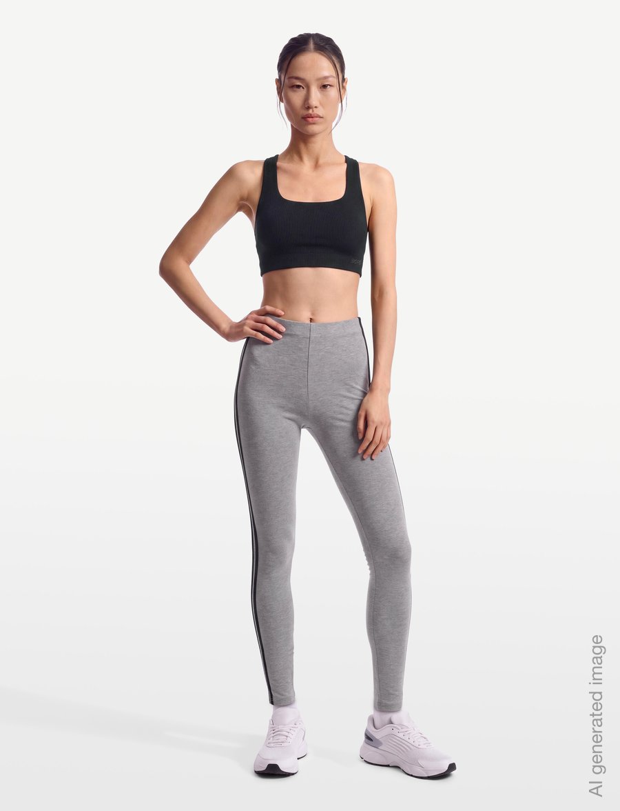 Björn Borg - STUDIO RIBBED RACERBACK BRA - sports-bh'er - black beauty - 0
