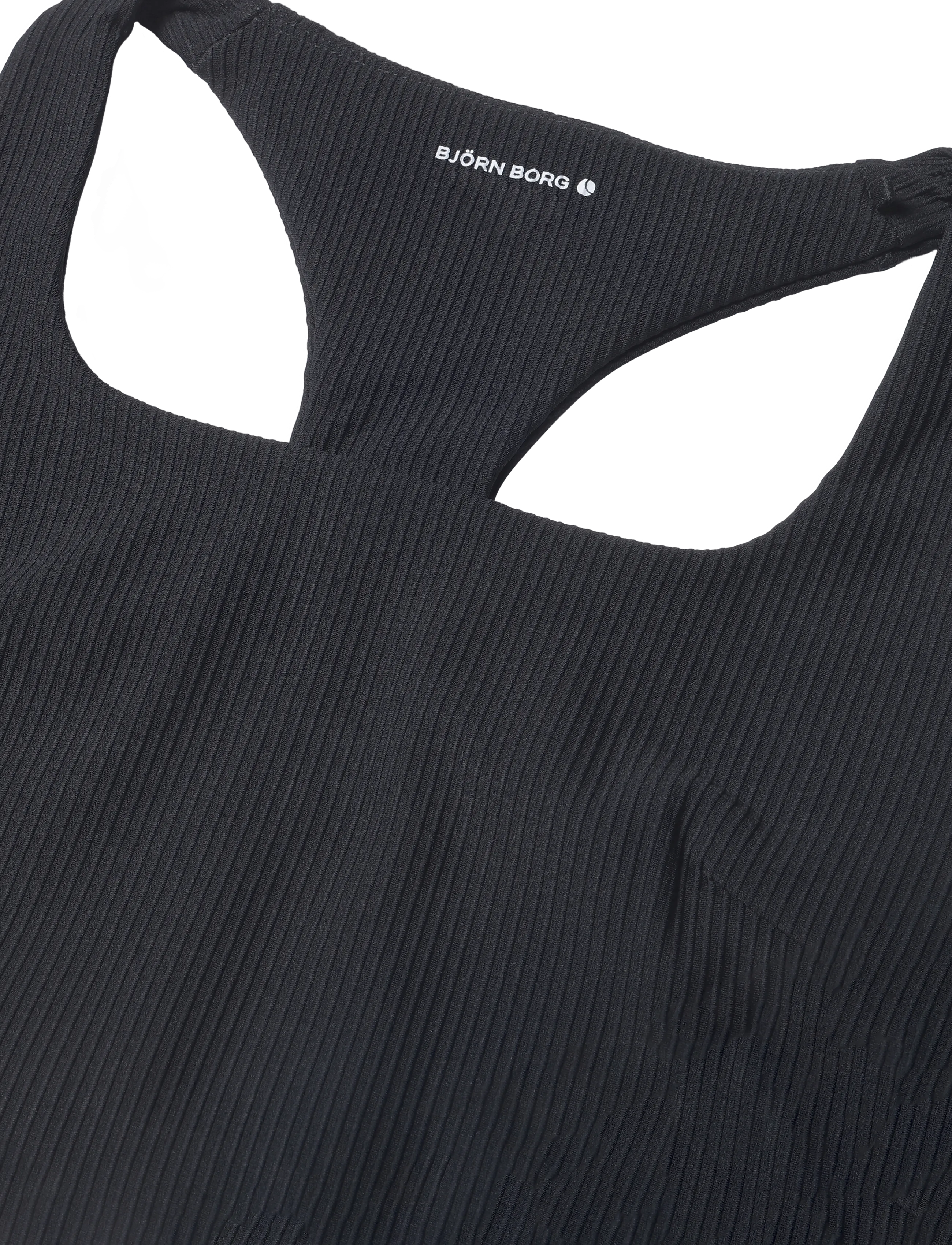 Björn Borg - STUDIO RIBBED RACERBACK BRA - sports bras - black beauty - 2