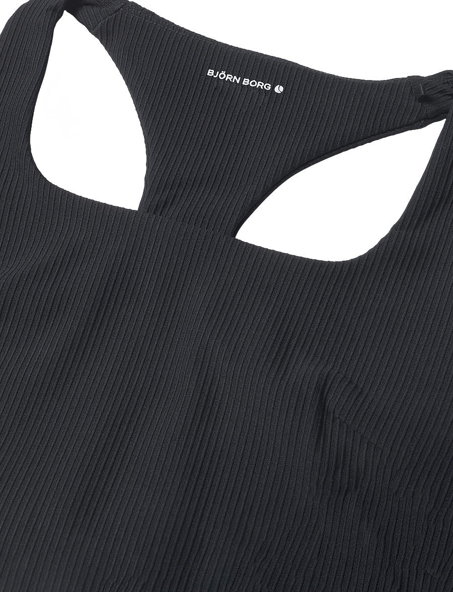 Björn Borg - STUDIO RIBBED RACERBACK BRA - sport-bhs - black beauty - 2