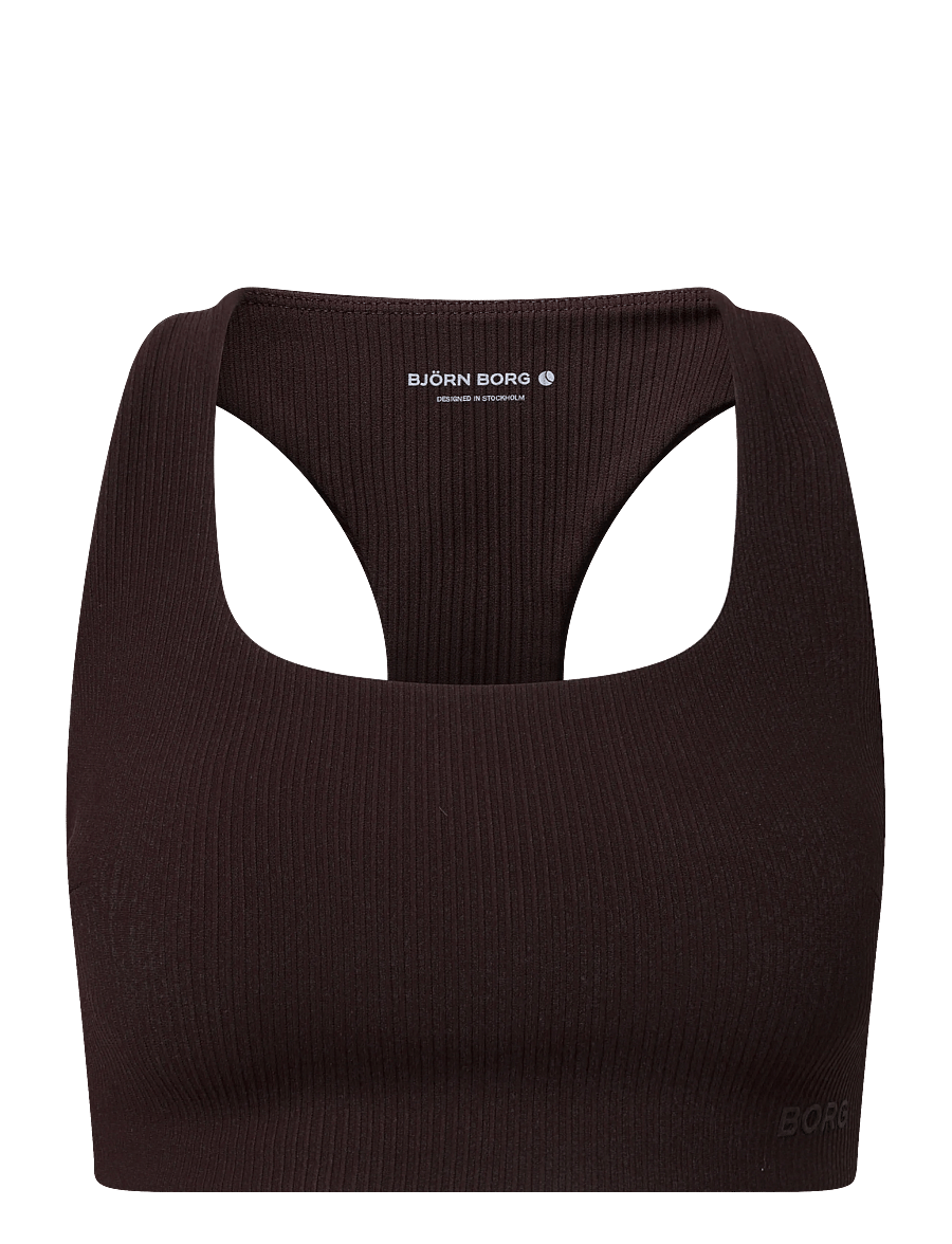 Björn Borg - STUDIO RIBBED RACERBACK BRA - sports-bh - coffee bean - 0