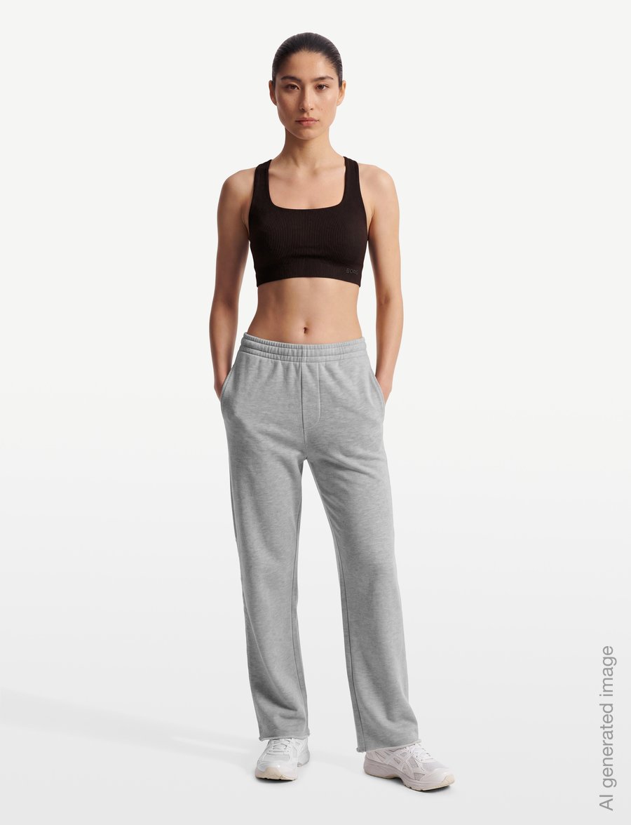 Björn Borg - STUDIO RIBBED RACERBACK BRA - spordi-rinnahoidjad - coffee bean - 0