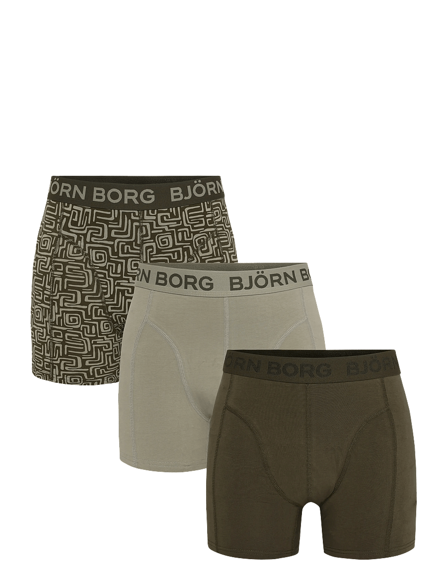 Björn Borg - COTTON STRETCH BOXER 3p - boxershorts - multipack 3 - 0