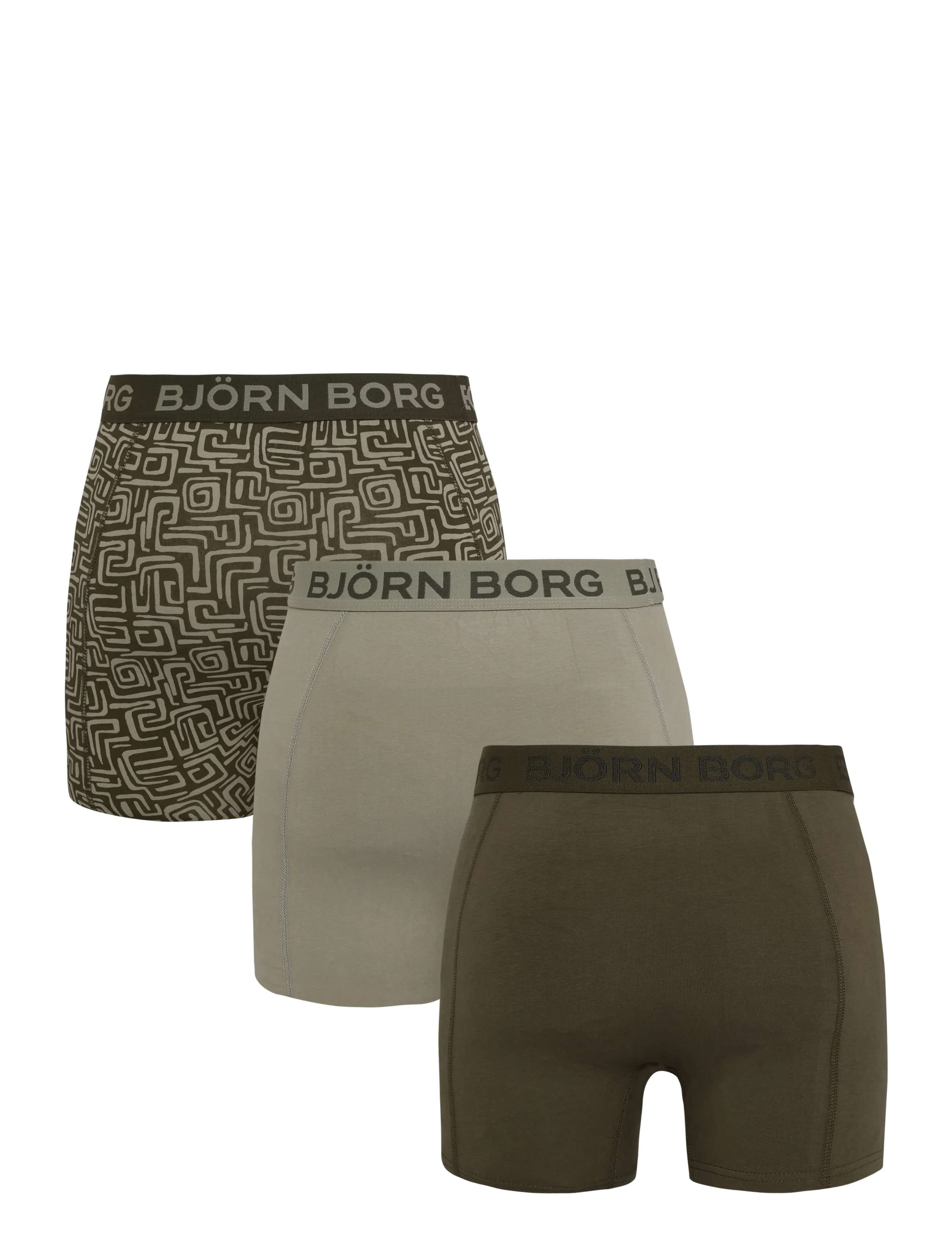 Björn Borg - COTTON STRETCH BOXER 3p - boxershorts - multipack 3 - 1