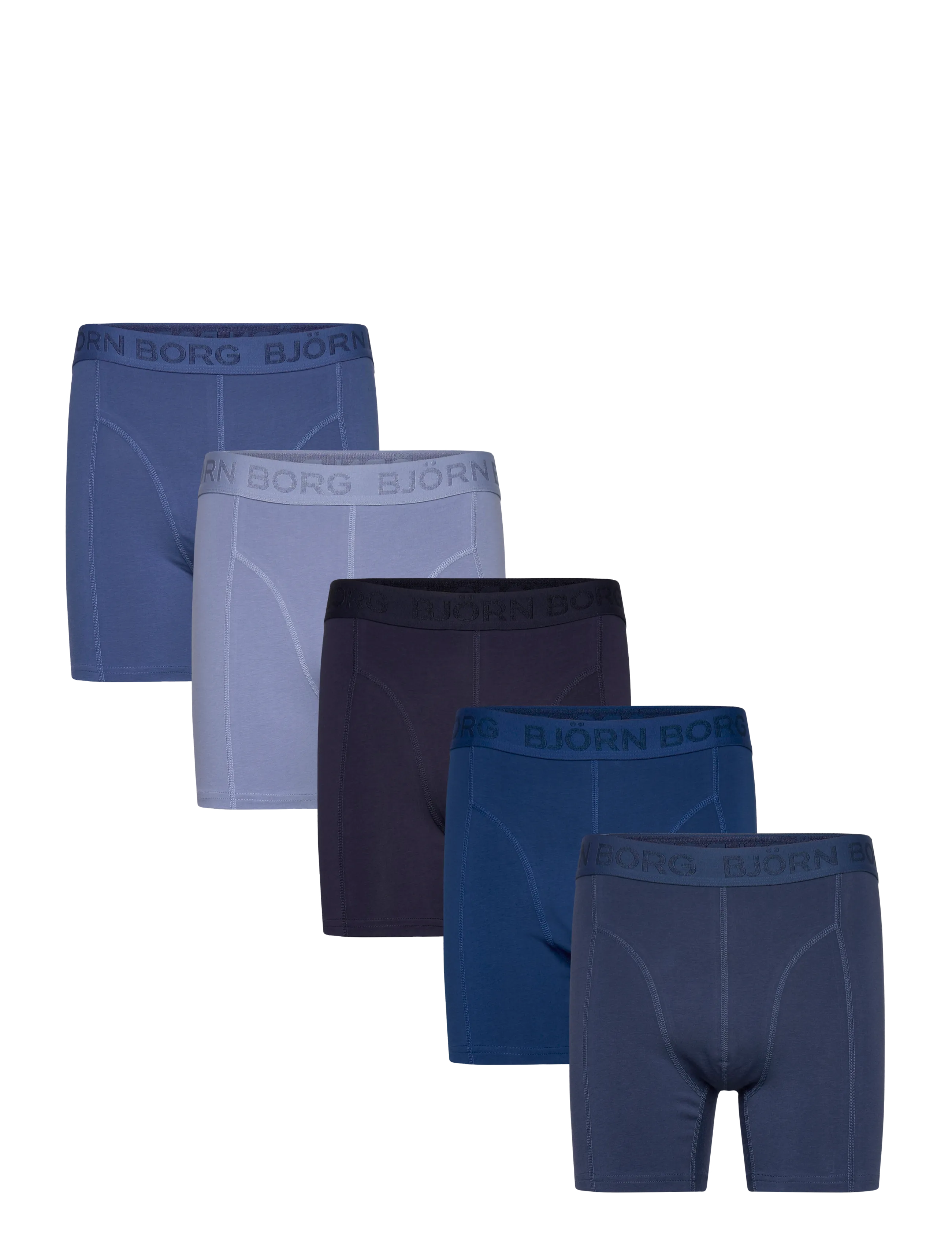 Björn Borg COTTON STRETCH BOXER 5p - Underwear - MULTIPACK 4 / blue