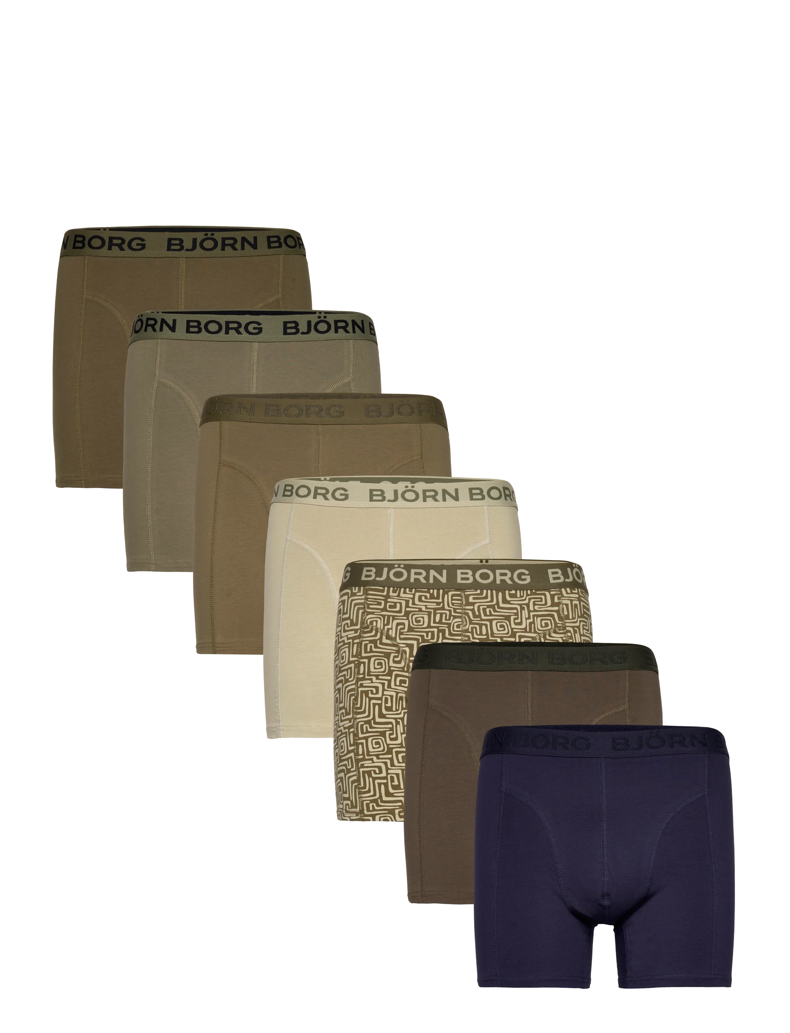 Björn Borg COTTON STRETCH BOXER 7p - Multipack underbukser - MULTIPACK 1 / multi