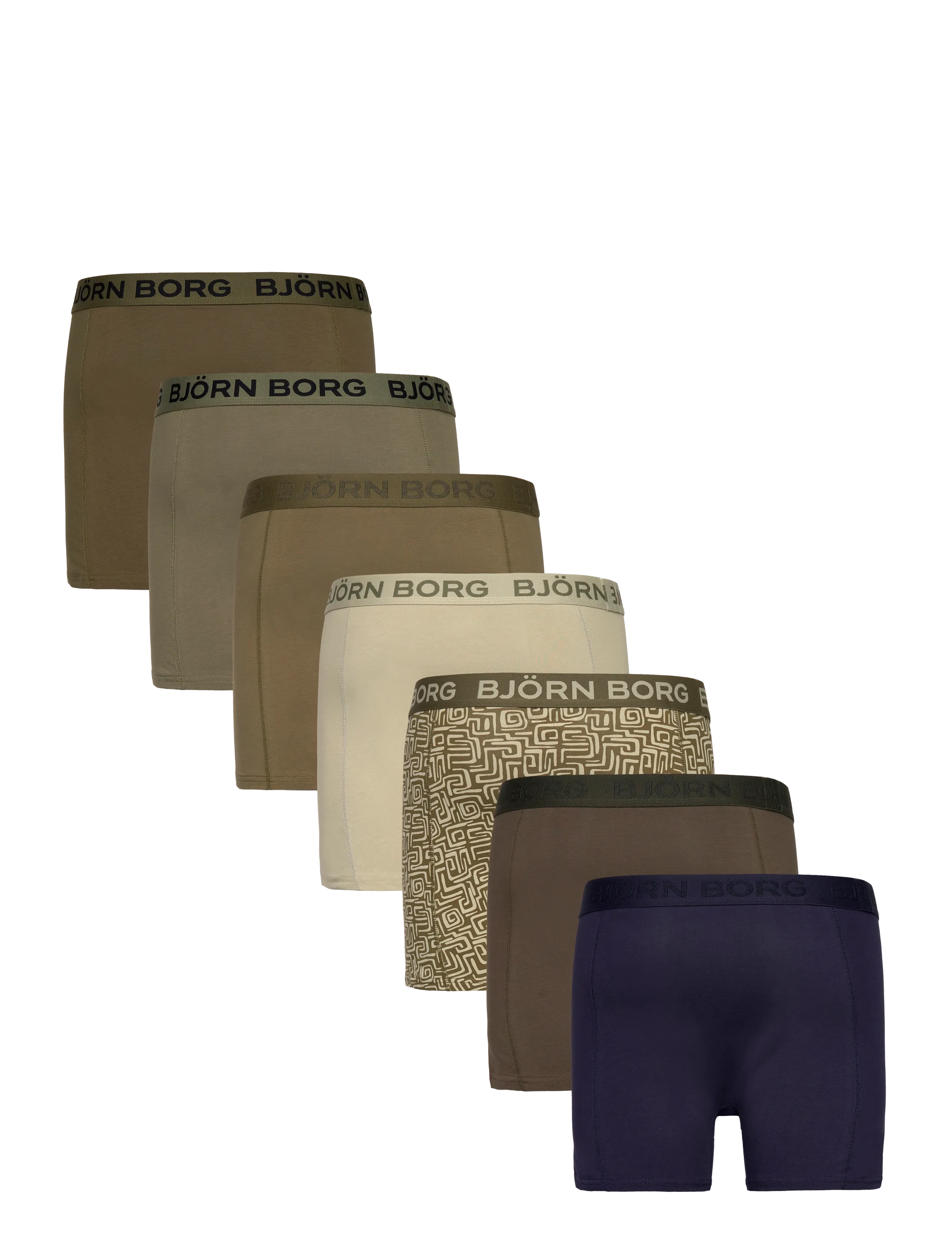 Björn Borg - COTTON STRETCH BOXER 7p - multipack underbukser - multipack 1 - 1