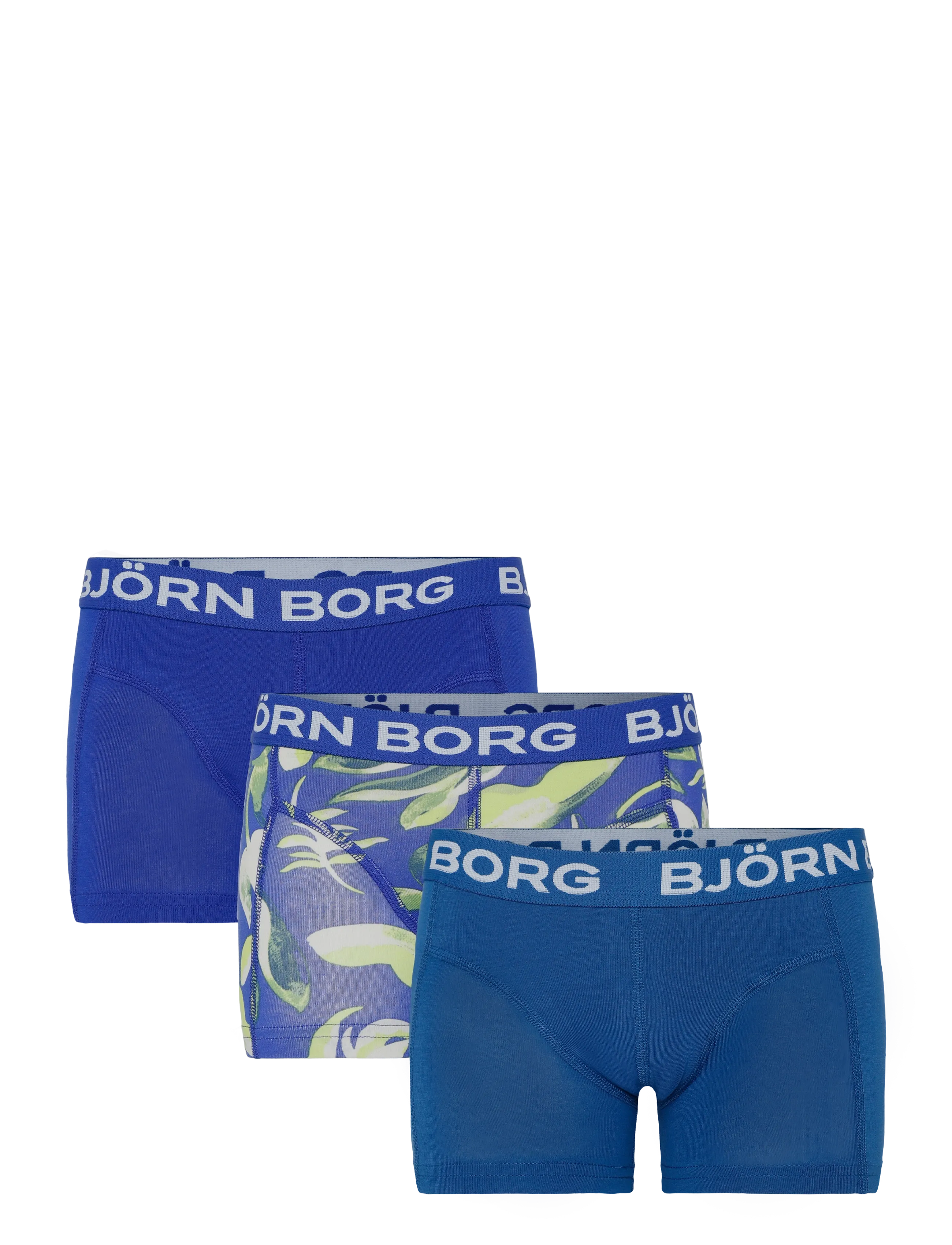 Björn Borg COTTON STRETCH BOXER 3p - Tøj - MULTIPACK 2 / blue