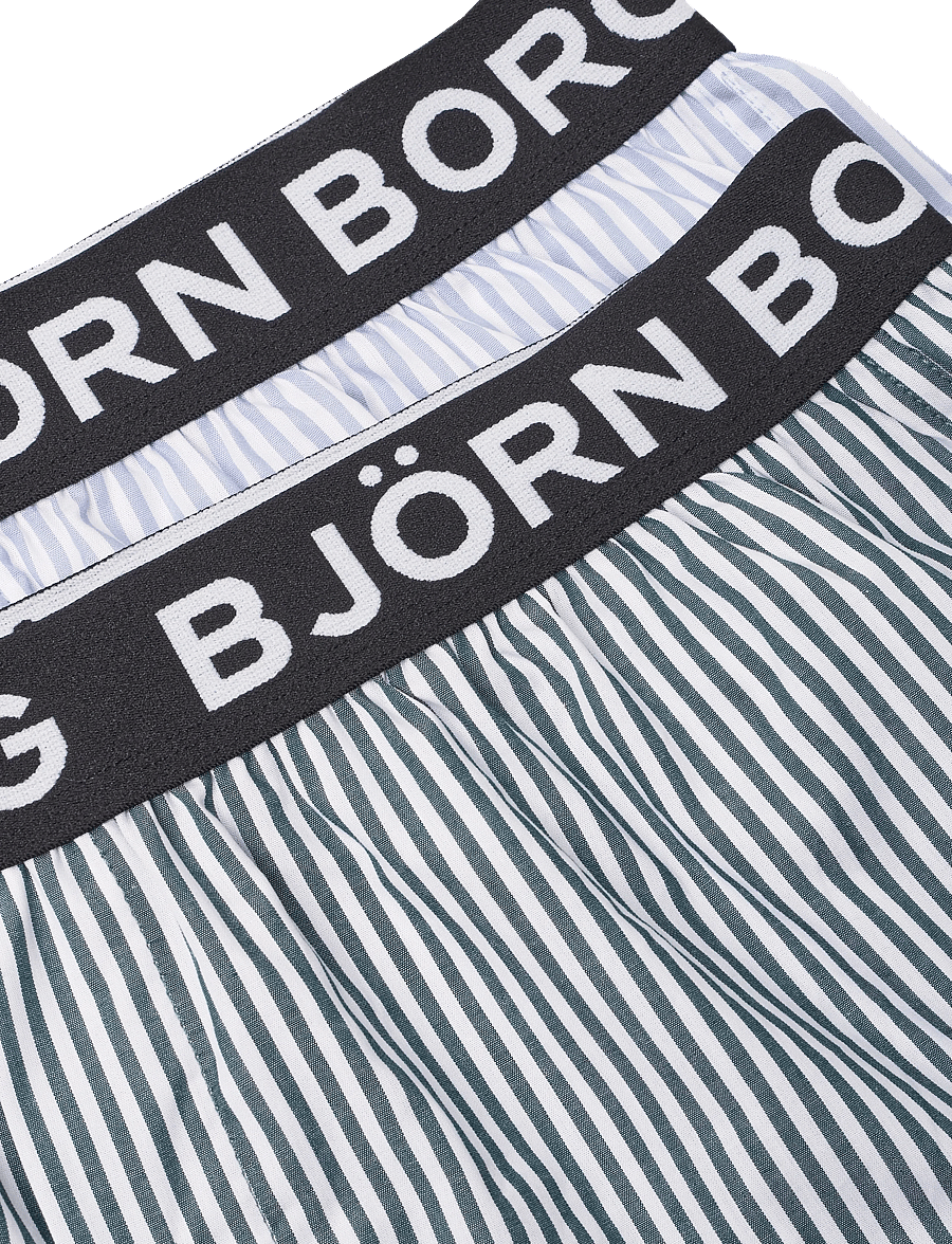 Björn Borg - COTTON STRETCH LOGO WOVEN BOXER SHORTS 2p - multipack 1 - 2