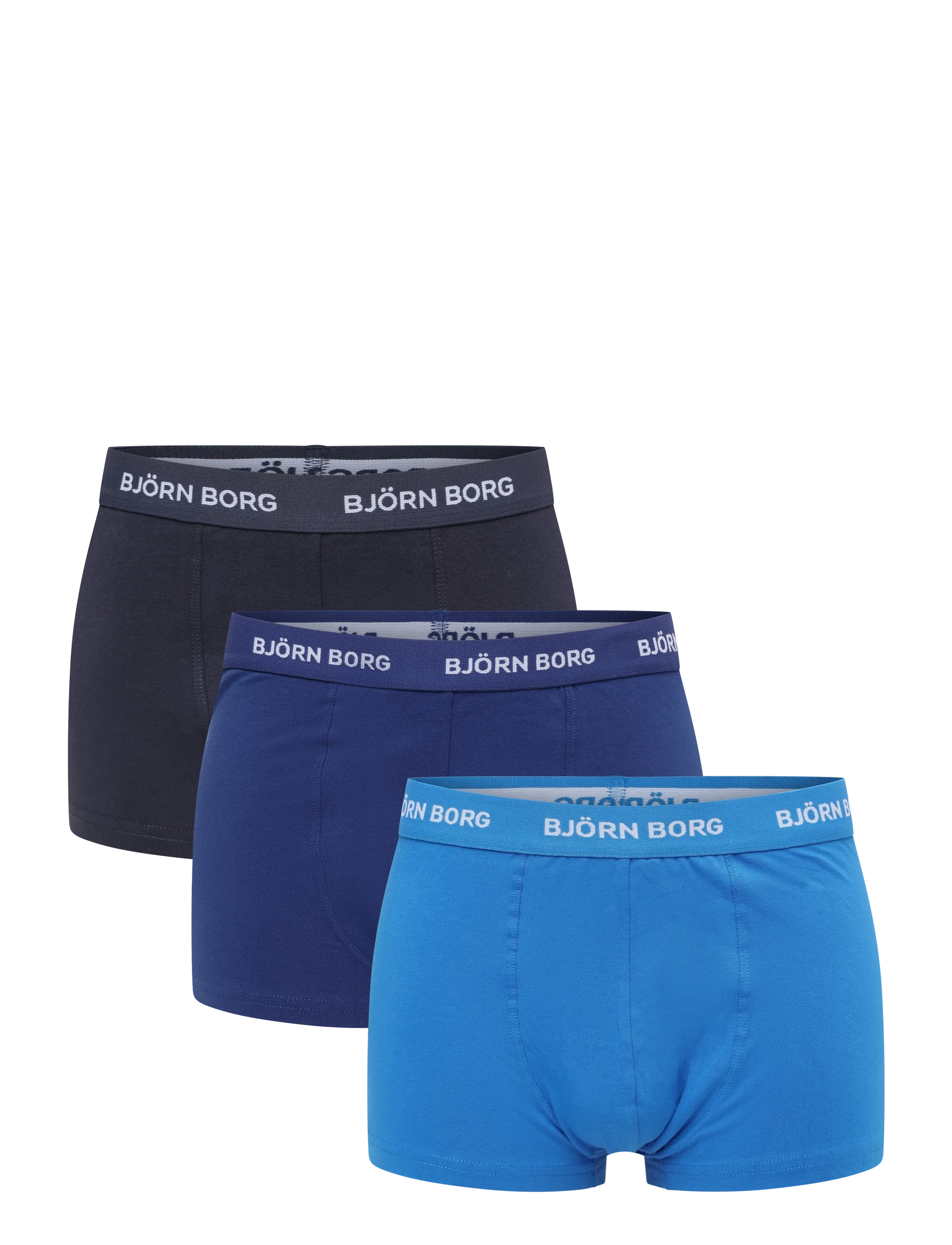Björn Borg COTTON STRETCH TRUNK 3p - Aluspüksid - MULTIPACK 1 / multi