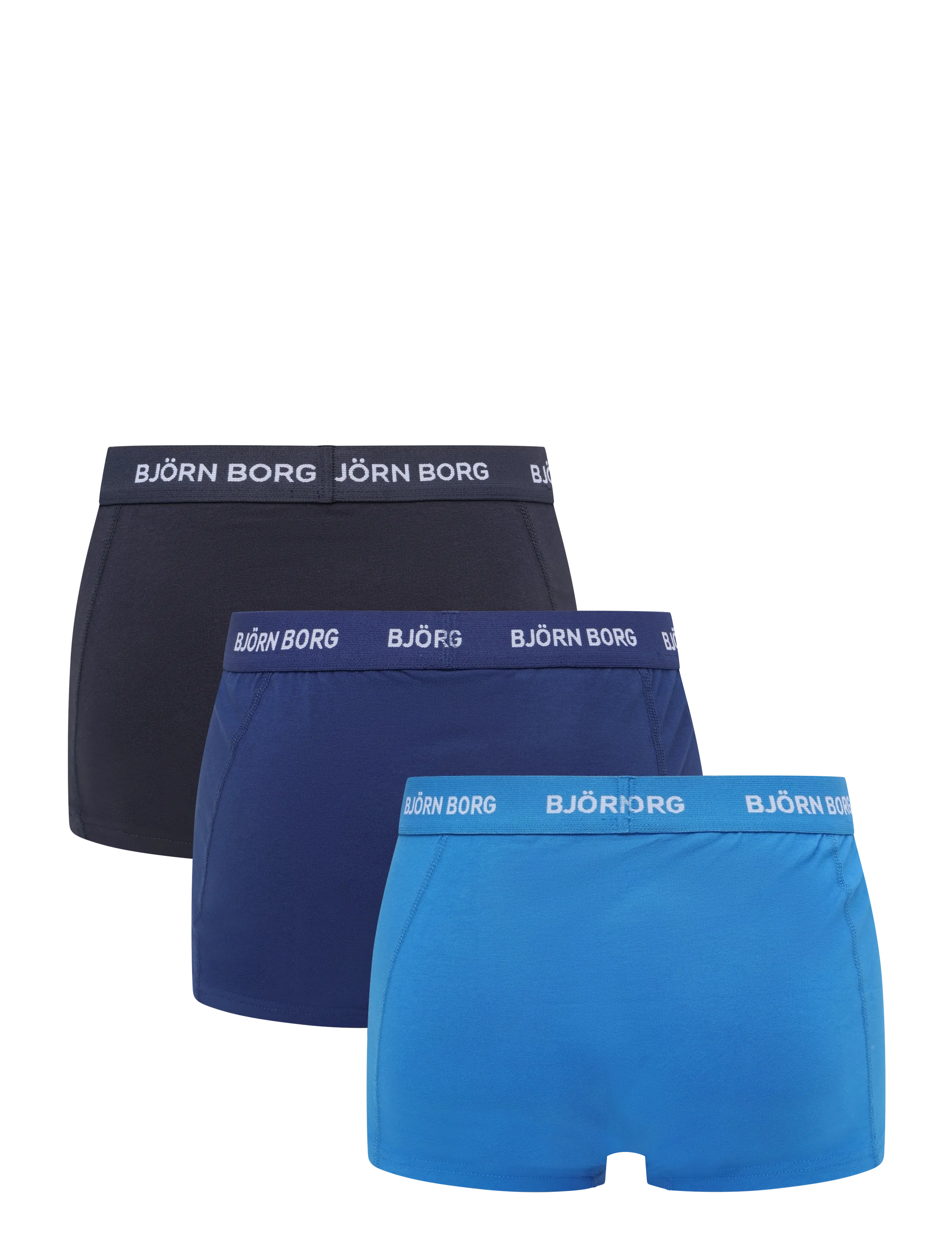 Björn Borg - COTTON STRETCH TRUNK 3p - multipakk aluspüksid - multipack 1 - 1