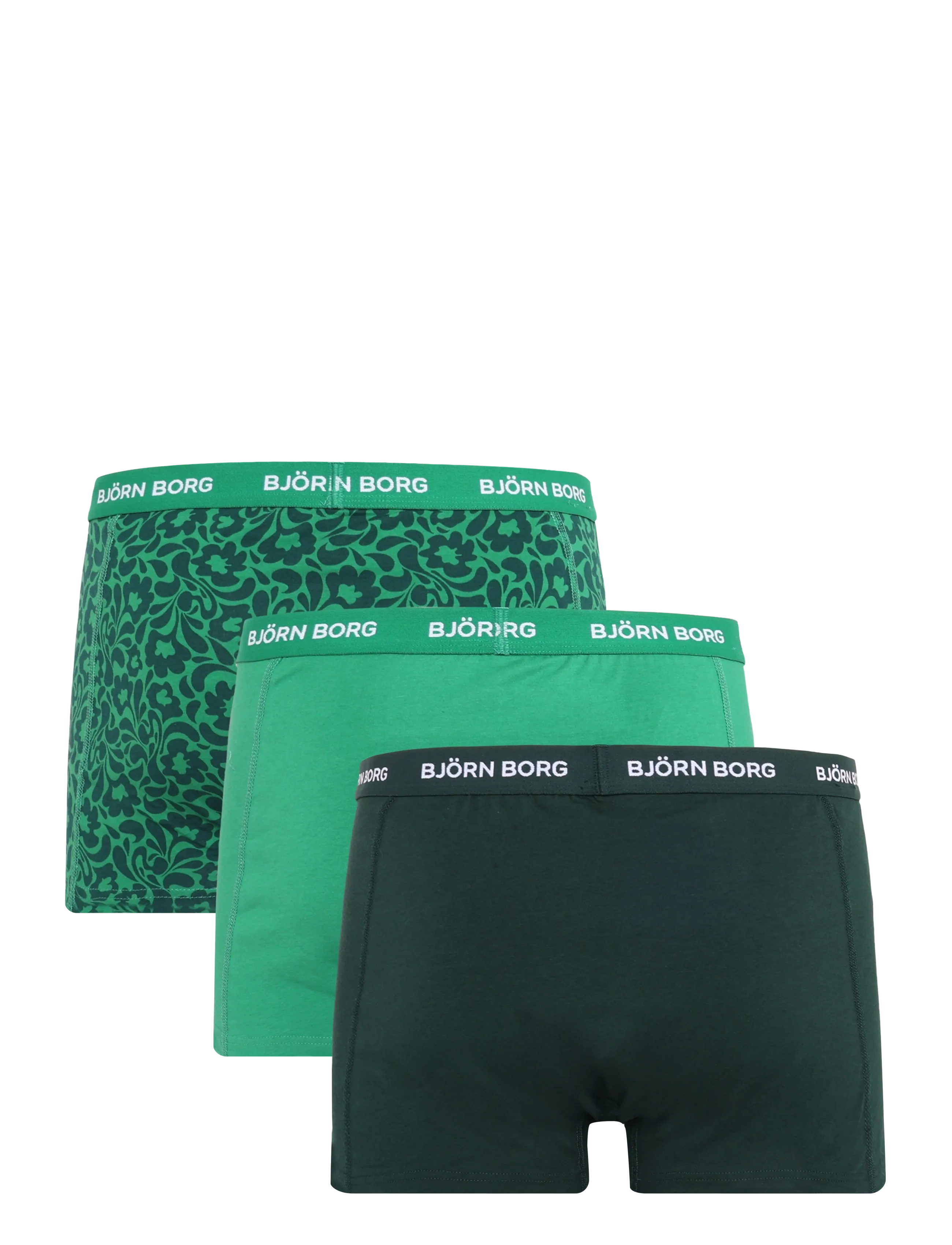 Björn Borg - COTTON STRETCH TRUNK 3p - multipakk aluspüksid - multipack 2 - 1