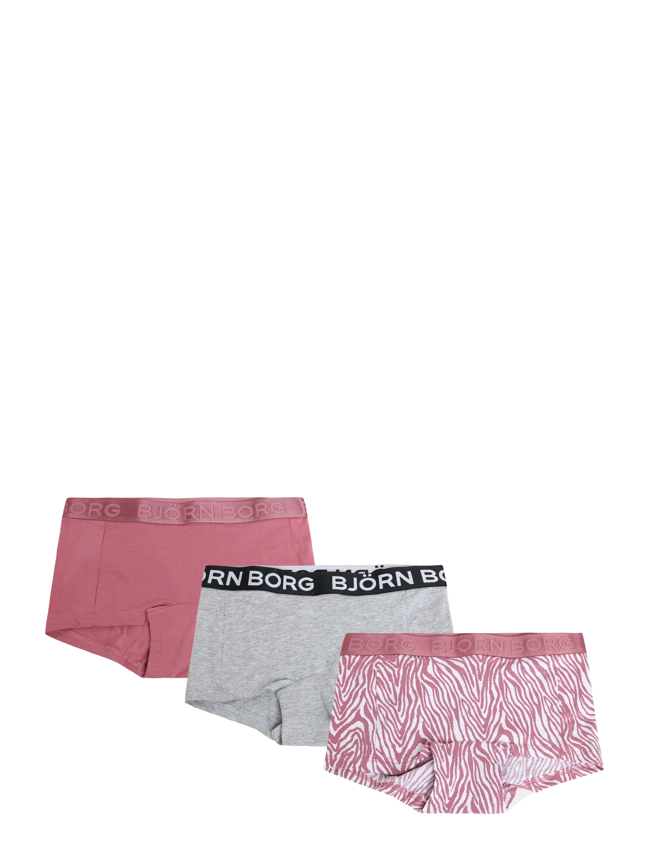 Björn Borg COTTON STRETCH BOXER SHORTS 3p - Tøj - MULTIPACK 2 / pink/rose