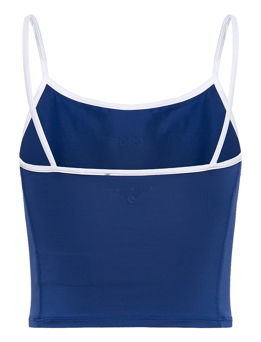 Björn Borg - BORG CROPPED STRAP TANK TOP - tank tops - monaco blue - 1