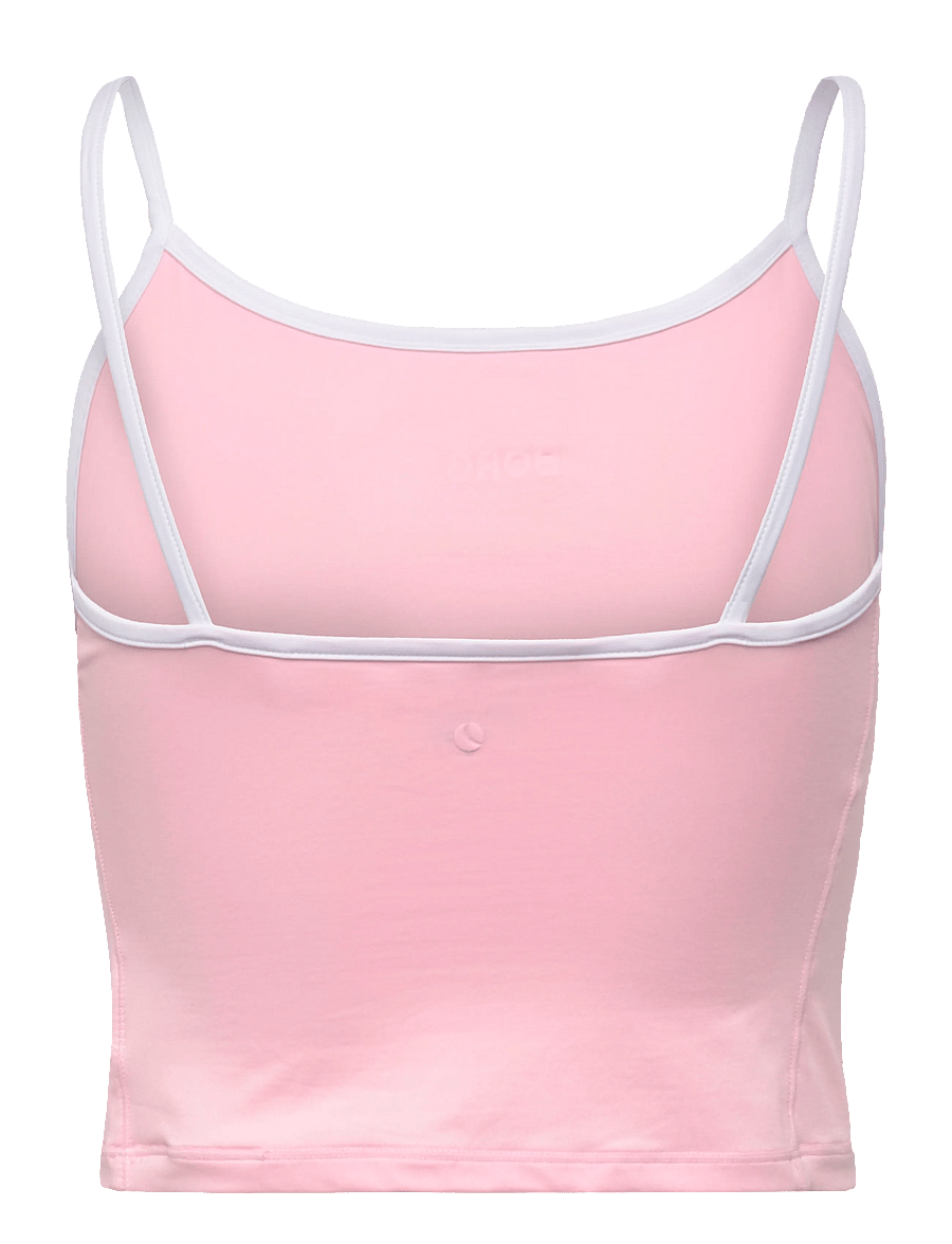 Björn Borg - BORG CROPPED STRAP TANK TOP - crop-tops - pink lady - 1