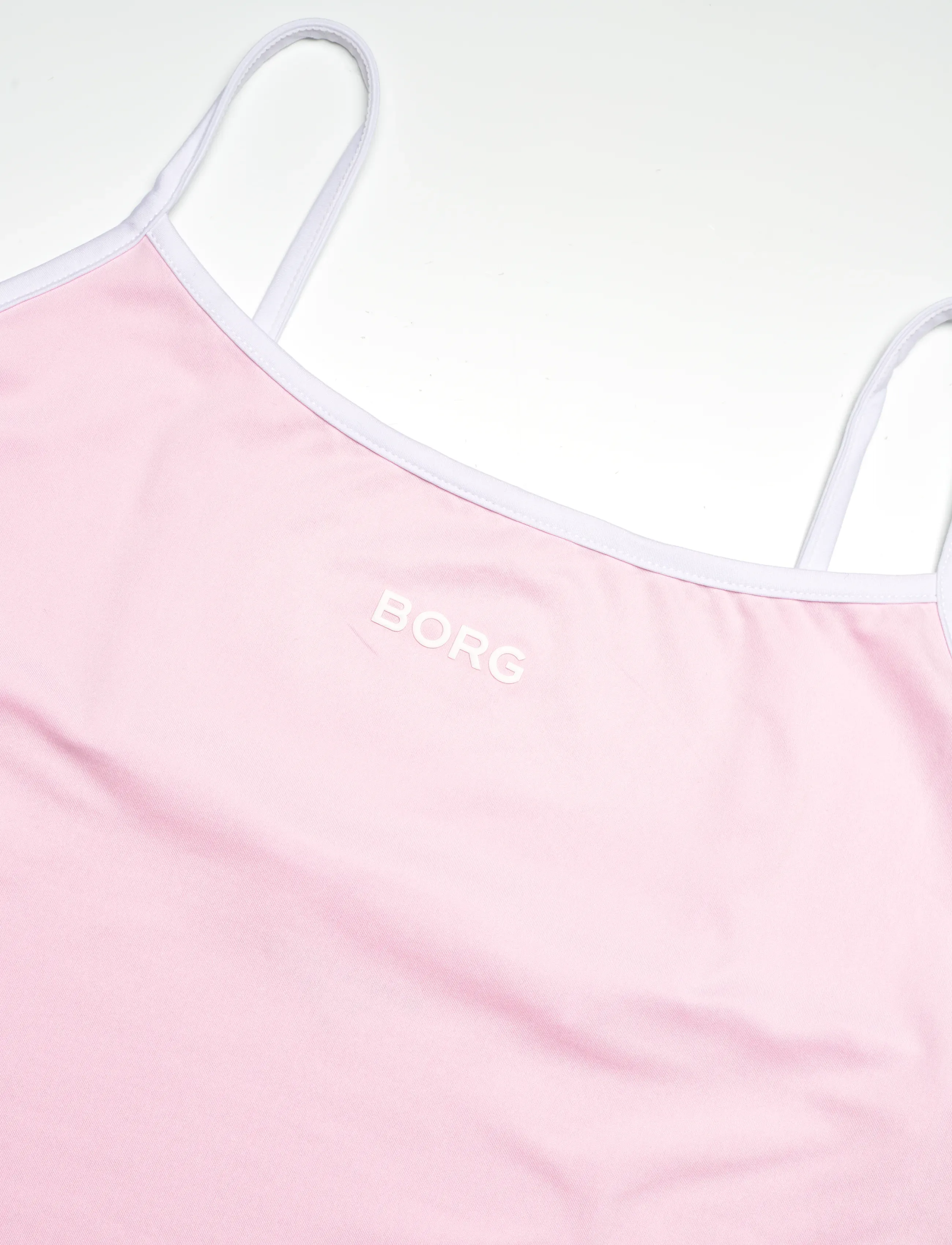 Björn Borg - BORG CROPPED STRAP TANK TOP - linnen - pink lady - 2