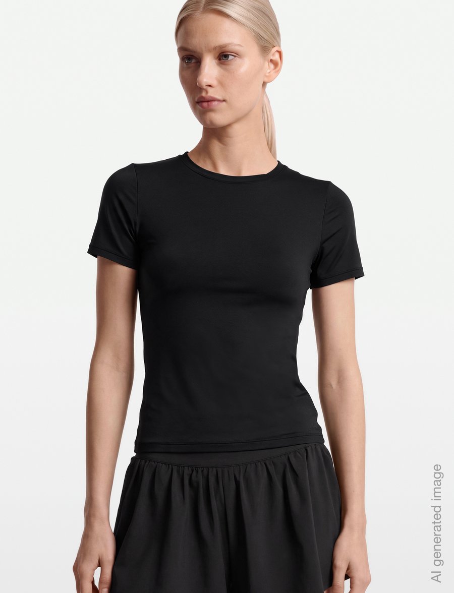 Björn Borg - COMFORT T-SHIRT - alussärgid ja t-särgid - black beauty - 3