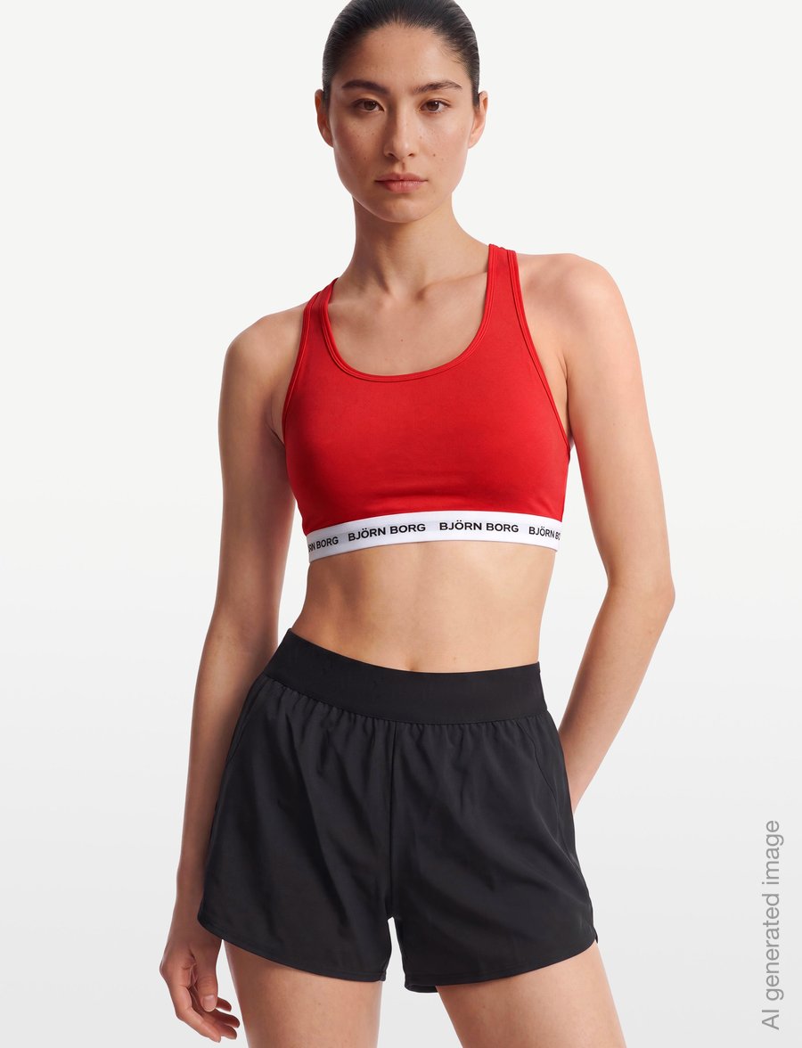 Björn Borg - LOGO SOFT TOP - sports-bh'er - flame scarlet - 3