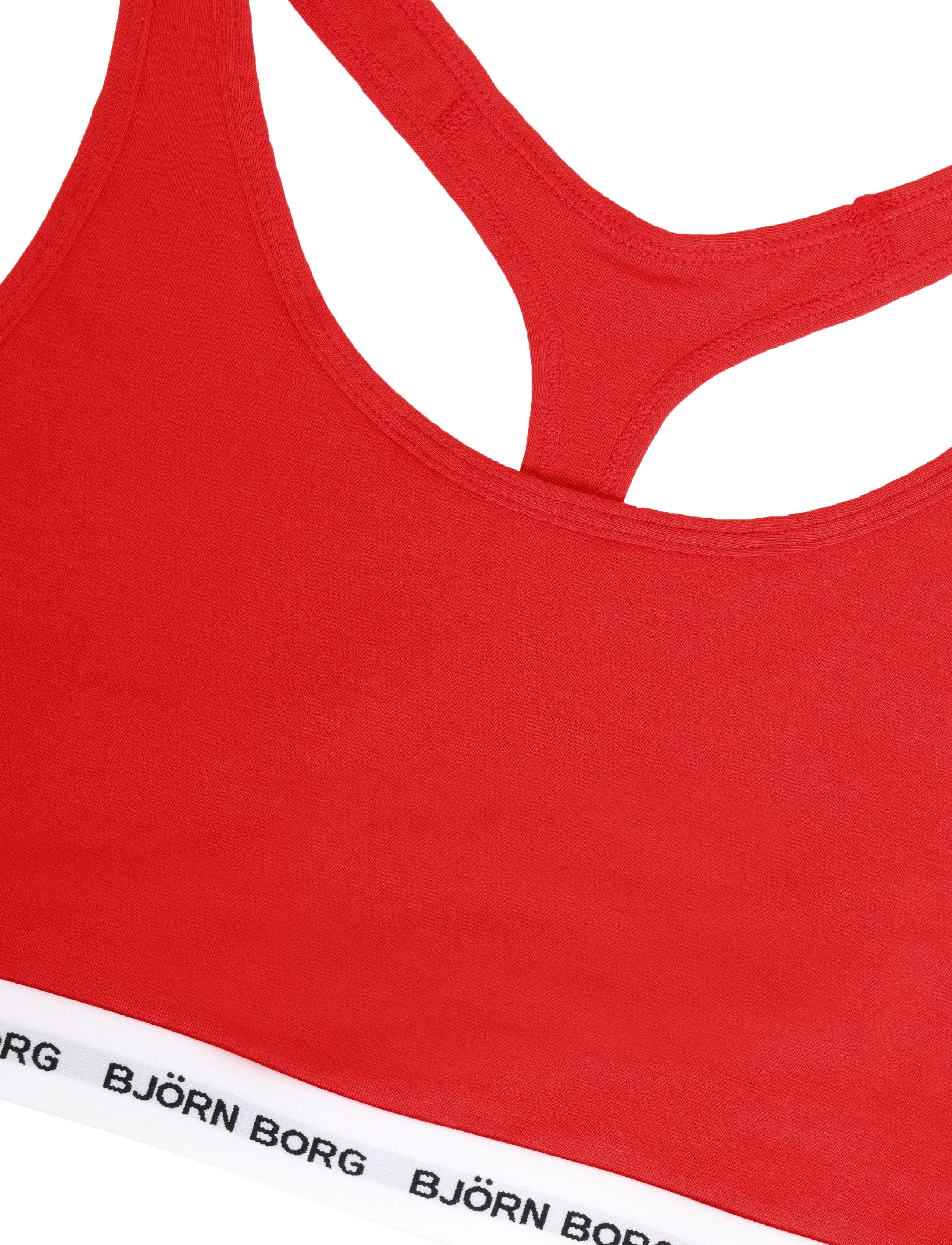 Björn Borg - LOGO SOFT TOP - sports bras - flame scarlet - 2