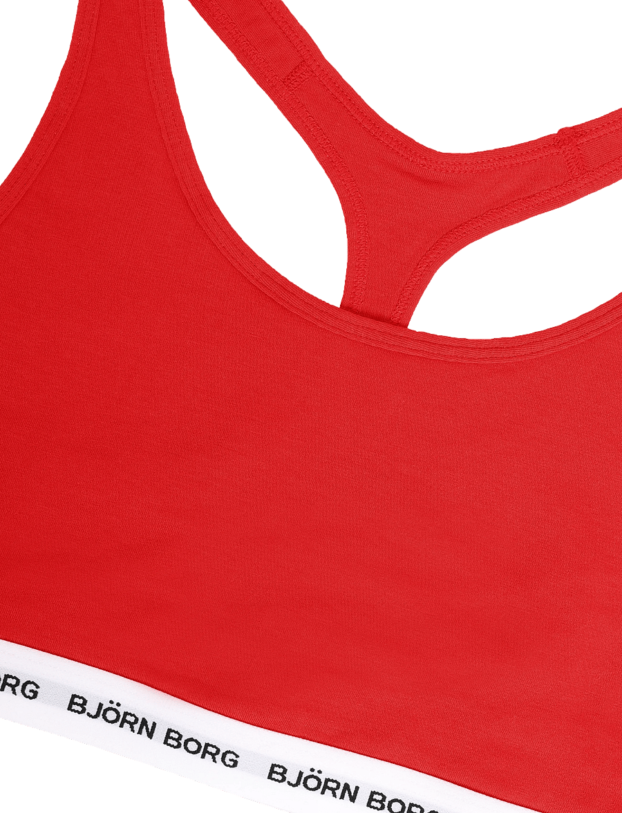 Björn Borg - LOGO SOFT TOP - sport bh:ar - flame scarlet - 2