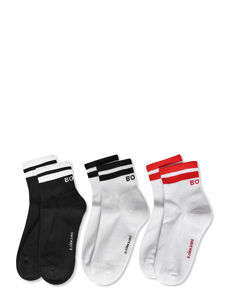 Björn Borg - CLASSIC MID ANKLE SOCK 3p - spordisokid - multipack 1 - 1