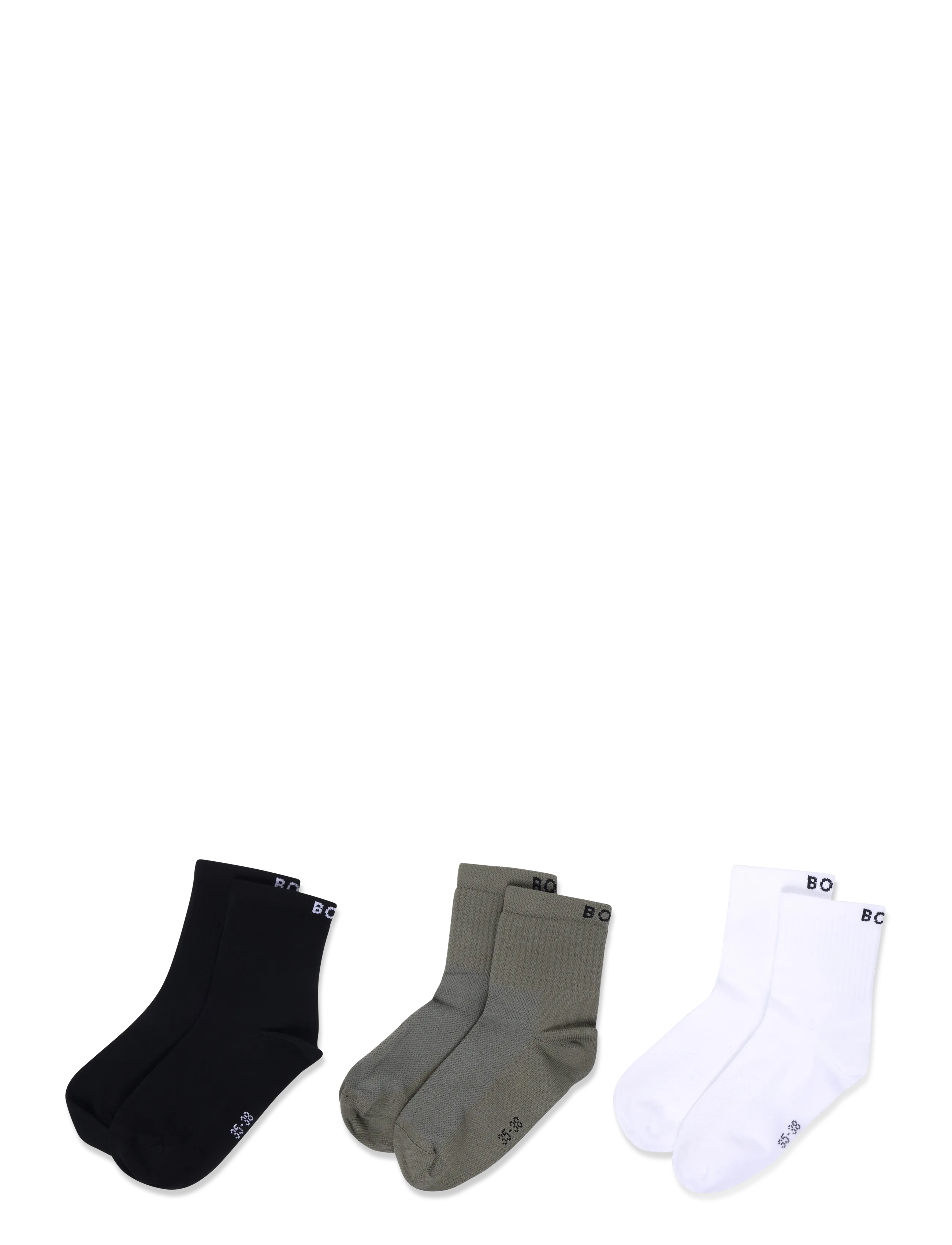 Björn Borg - SPORTS MID ANKLE SOCK 3p - multipack 1 - 1