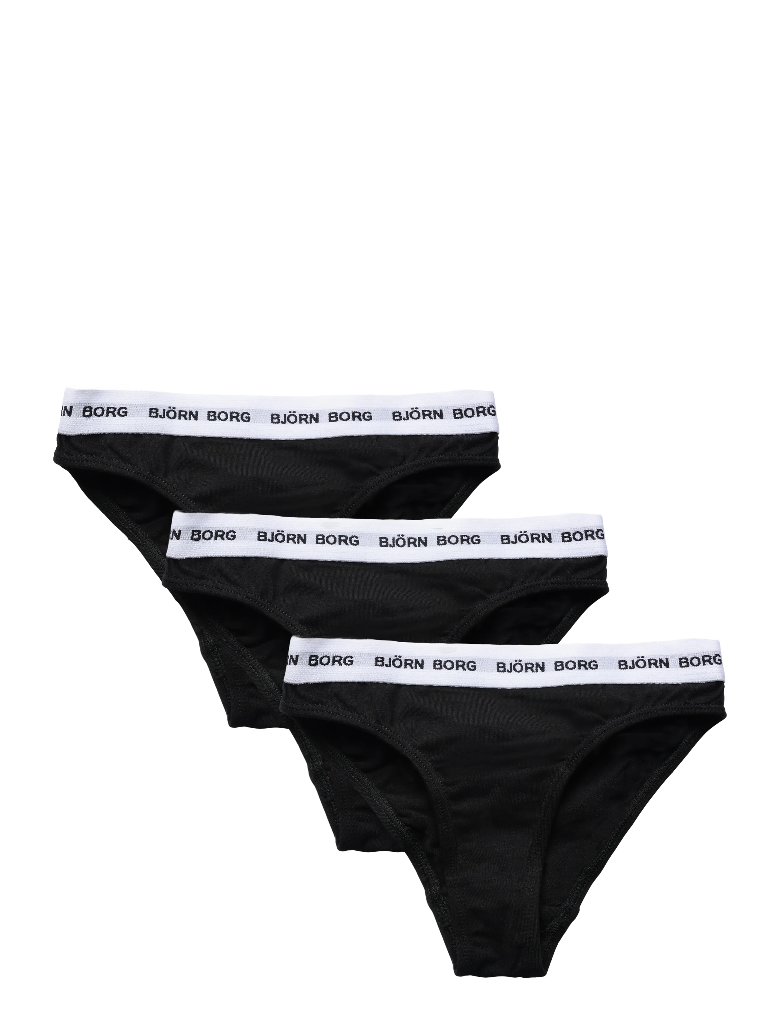 Björn Borg COTTON STRETCH LOGO BRIEF 3p - Püksikud - MULTIPACK 1 / black