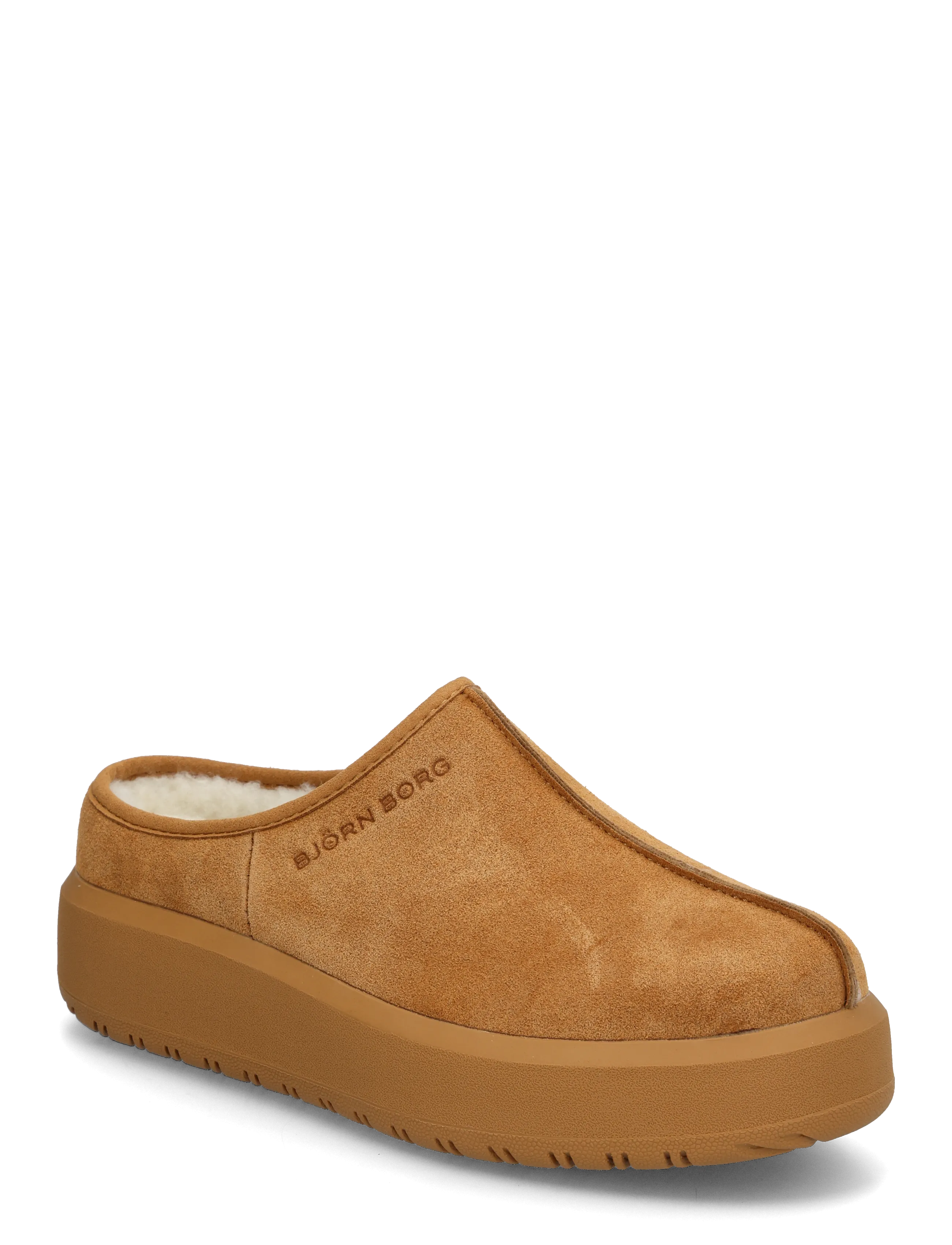 Björn Borg WOOLY CLOG - Schuhe - CARAMEL / brown