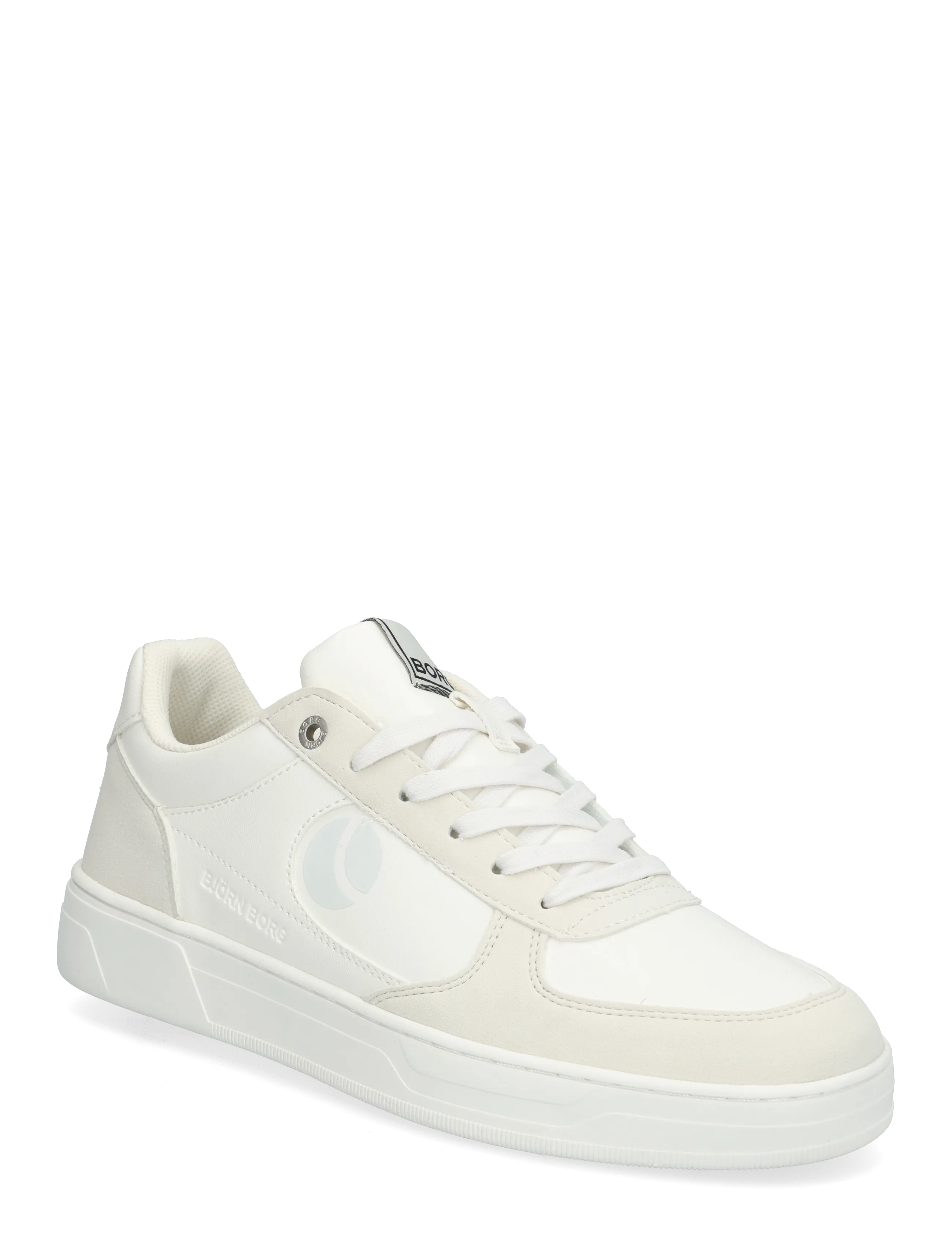 Björn Borg CHALLENGER LOW PU - Sneakers - WHITE / white