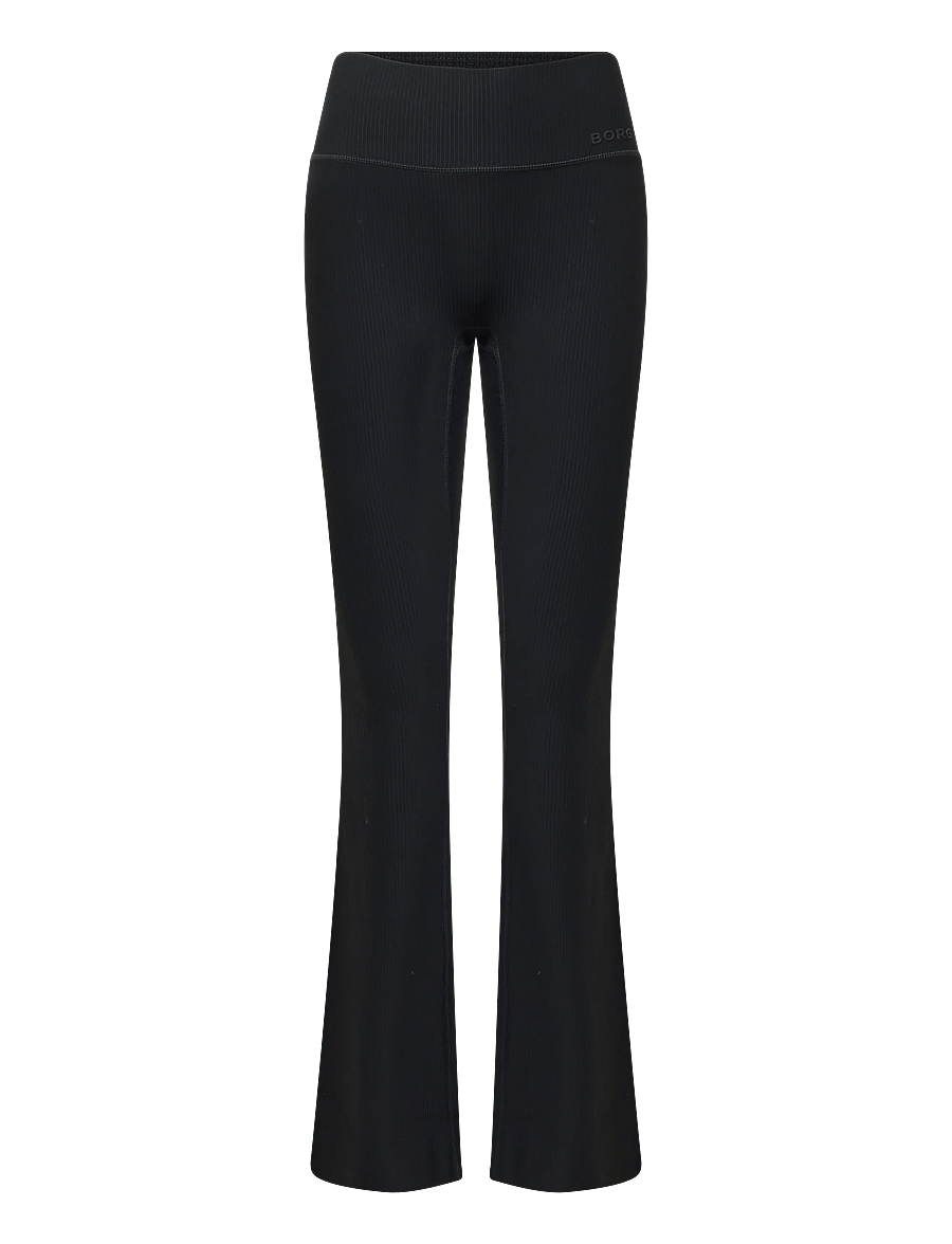 Björn Borg - STUDIO RIBBED FLARE TIGHTS TALL - black beauty - 0