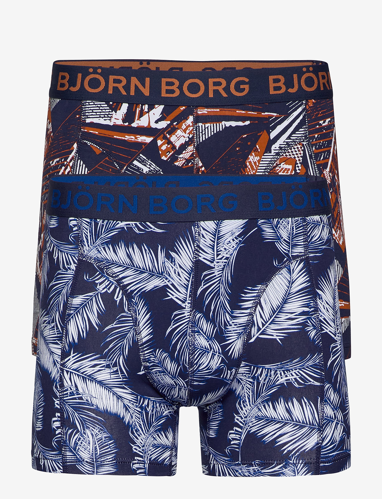 Björn Borg - SHORTS BB PALMLEAF & BB LA SKYSKRAPER 2p - peacoat - 0