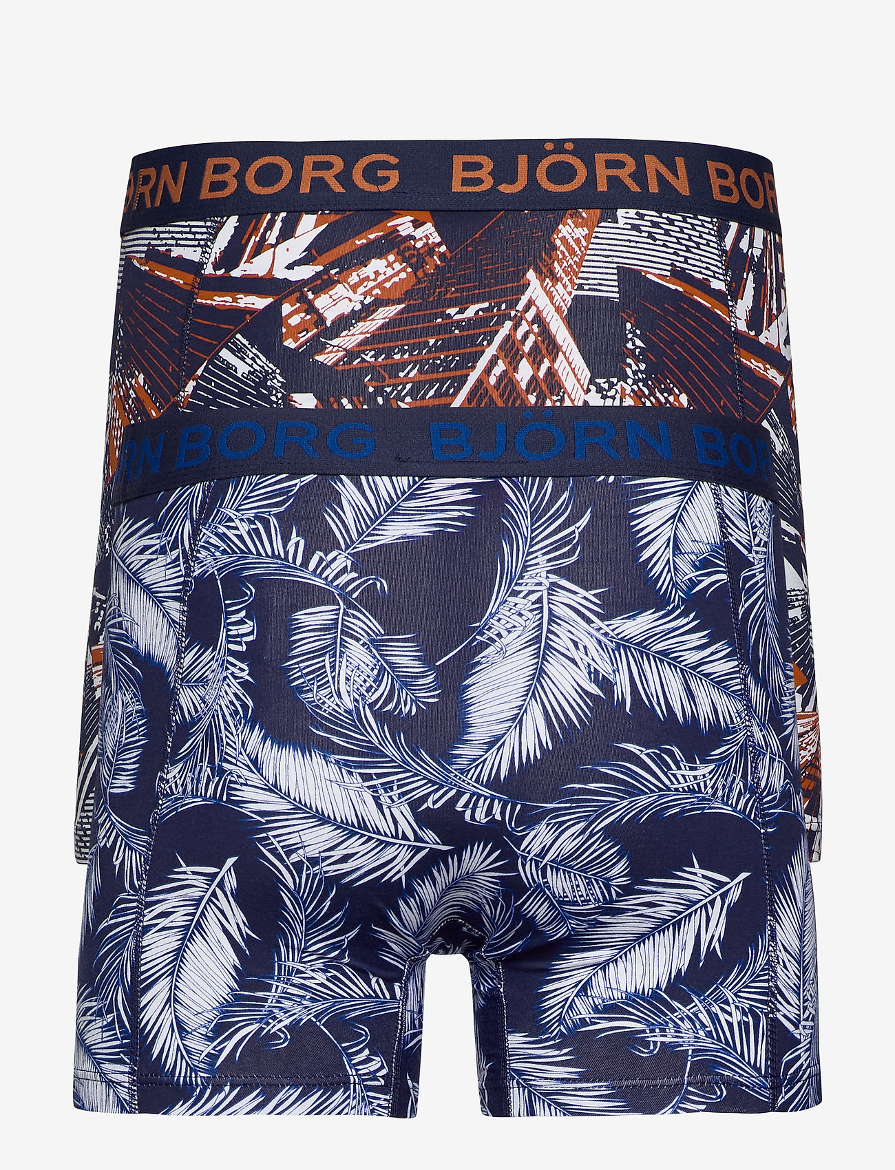 Björn Borg - SHORTS BB PALMLEAF & BB LA SKYSKRAPER 2p - peacoat - 2