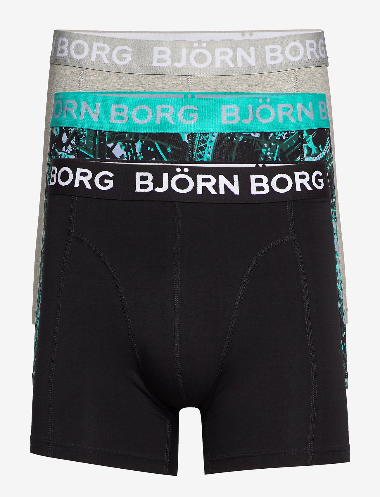 Björn Borg - SHORTS BB EIFFEL 3p - black beauty - 0