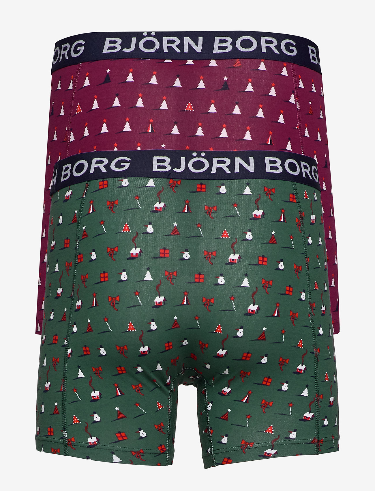 Björn Borg - G SHORTS BB X-MAS TREE & BB X-MAS XMAS-BOX 2p - beet red - 1