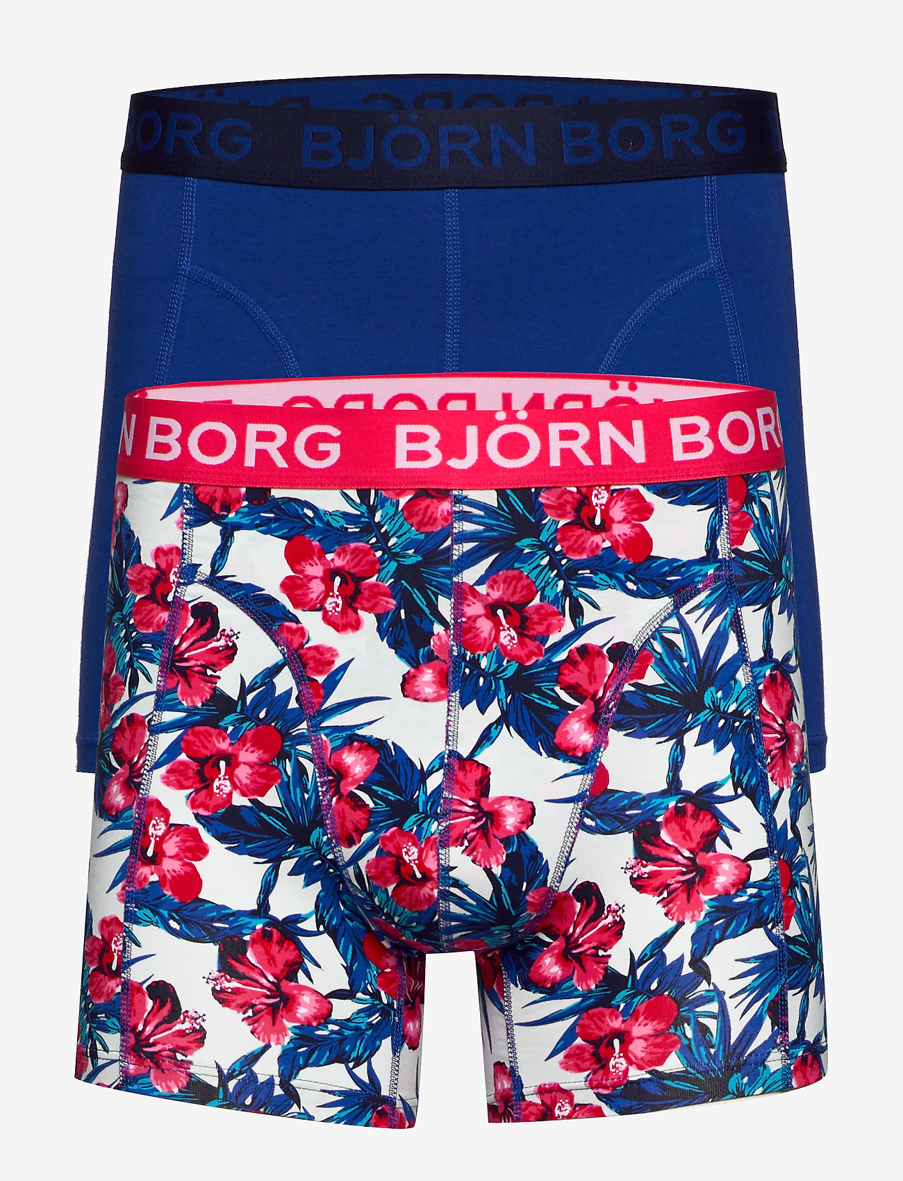 Björn Borg - SHORTS BB FLOWER 2-pack - brilliant white - 0