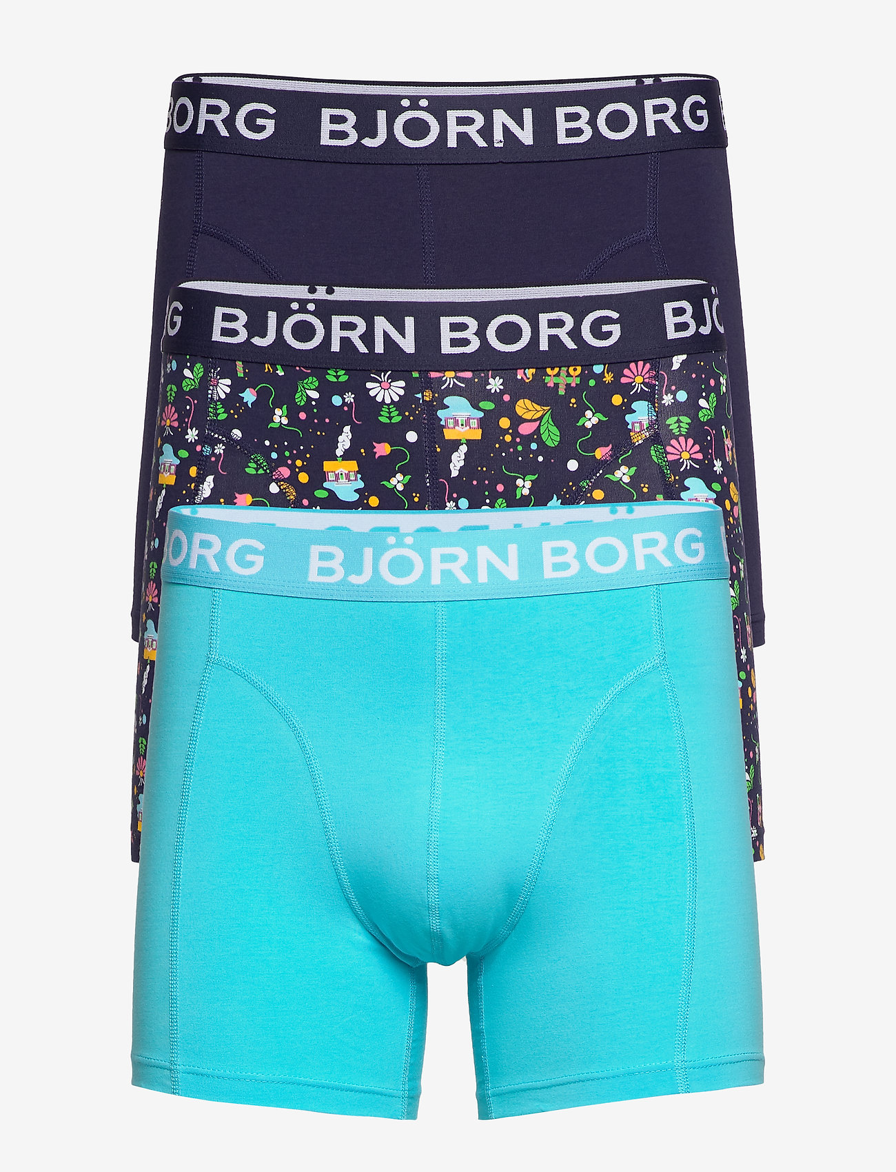 Björn Borg - SHORTS BB MIDSUMMER 3p - peacoat - 0
