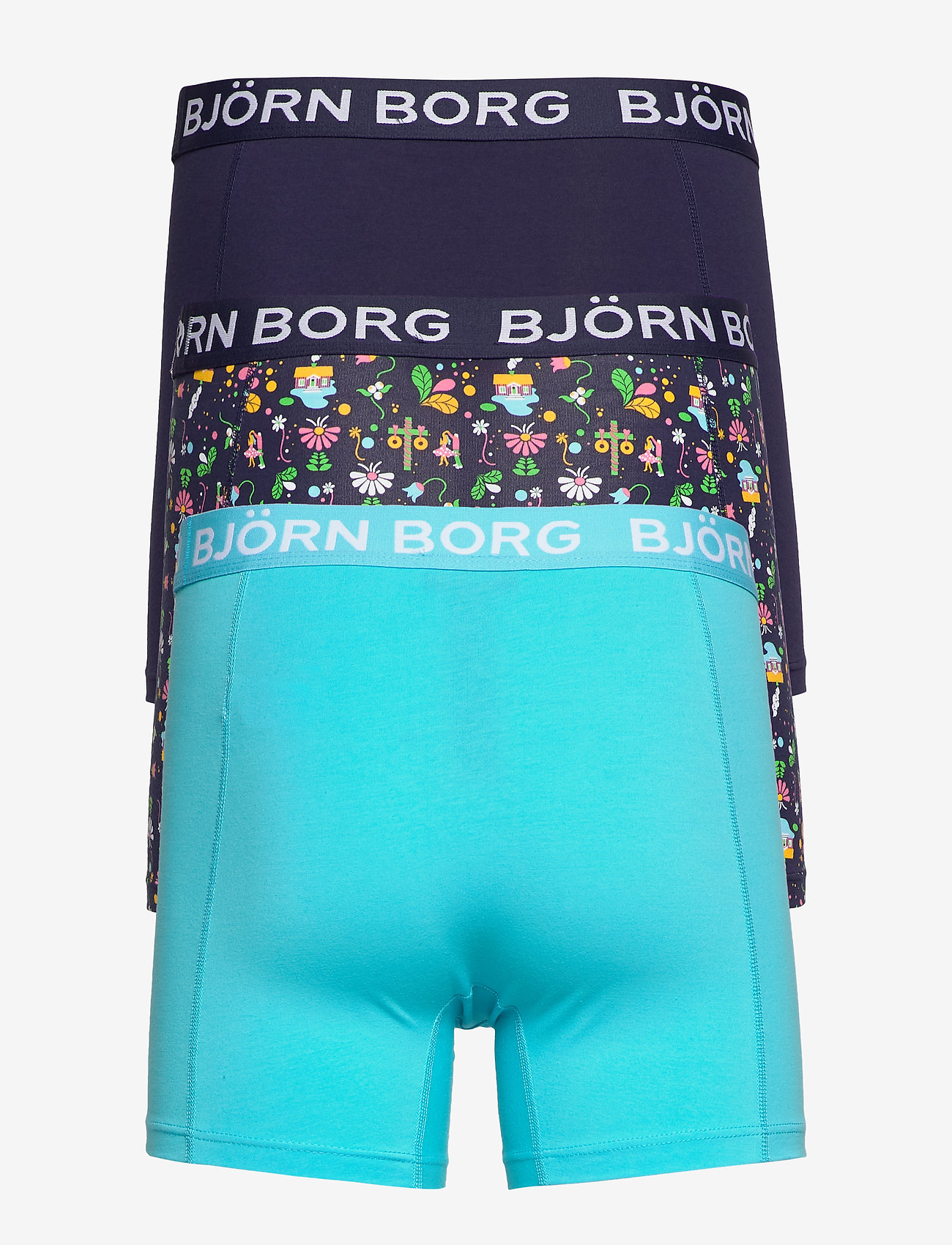 Björn Borg - SHORTS BB MIDSUMMER 3p - peacoat - 1