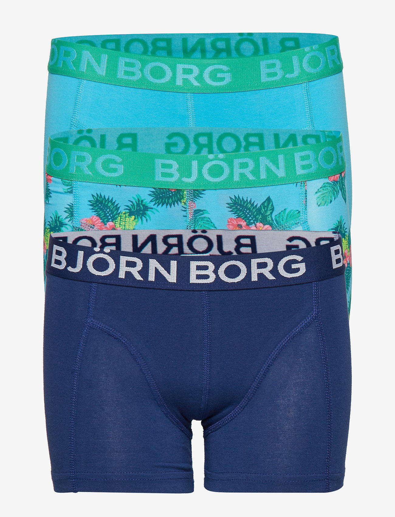 Björn Borg - SHORTS BB PARADISE MINI 3p - blue atoll - 0