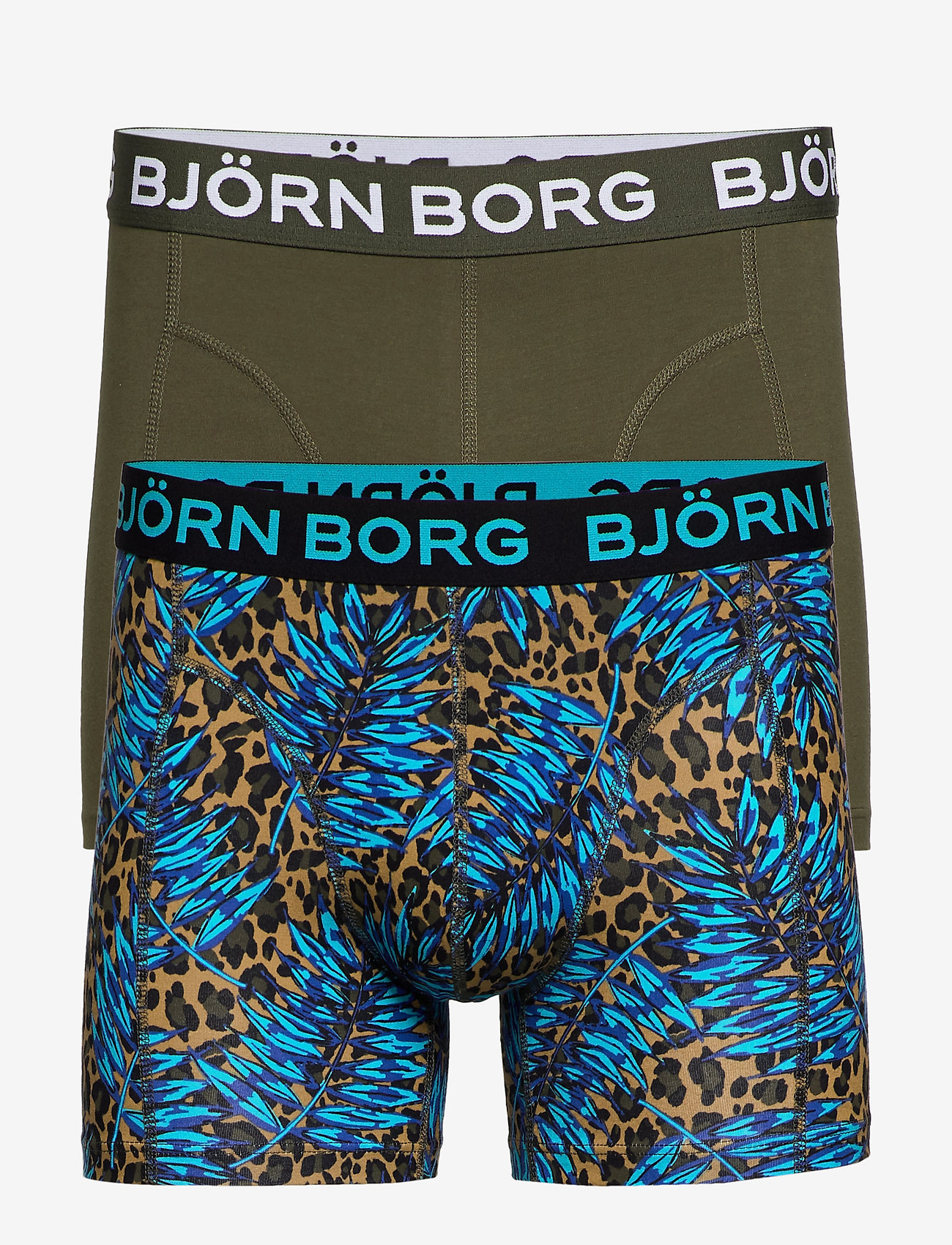 Björn Borg - SHORTS SAMMY BB LEO LEAFS - kelp - 0