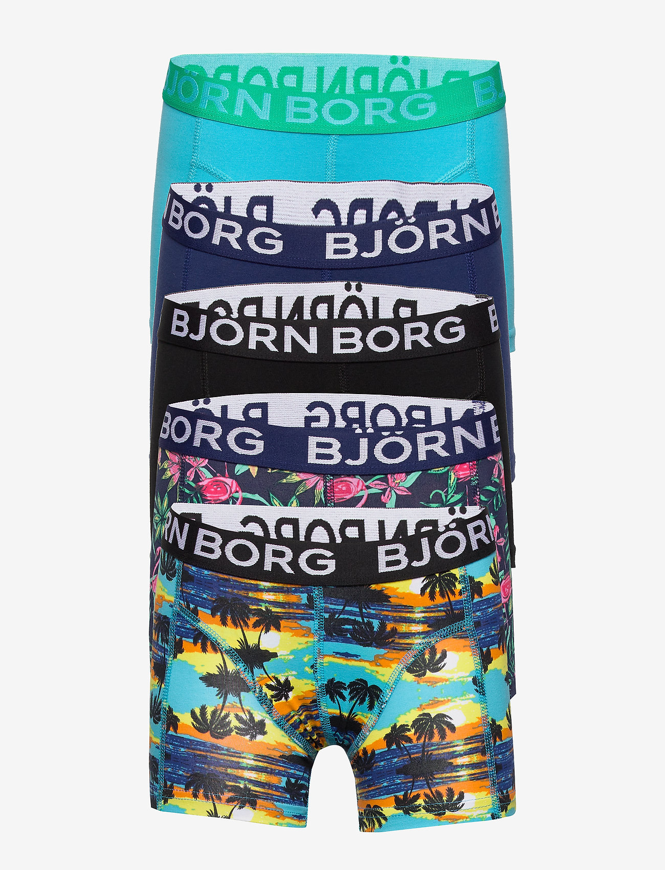 Björn Borg - SHORTS SAMMY BB SUNSET & BB EXOTI - blue atoll - 0
