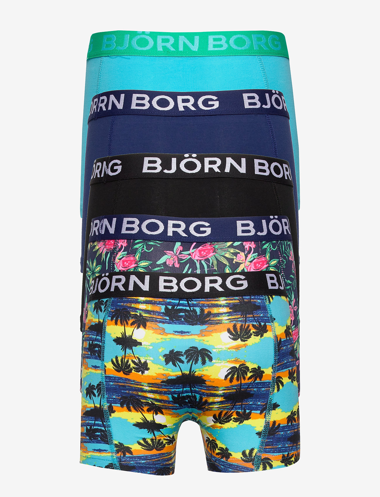 Björn Borg - SHORTS SAMMY BB SUNSET & BB EXOTI - blue atoll - 1
