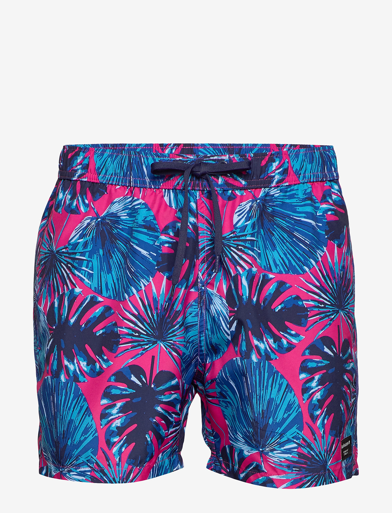 SYLVESTER SYLVESTER LOOSE SHORTS - BB LA GARDEN FUCHSIA PURPLE