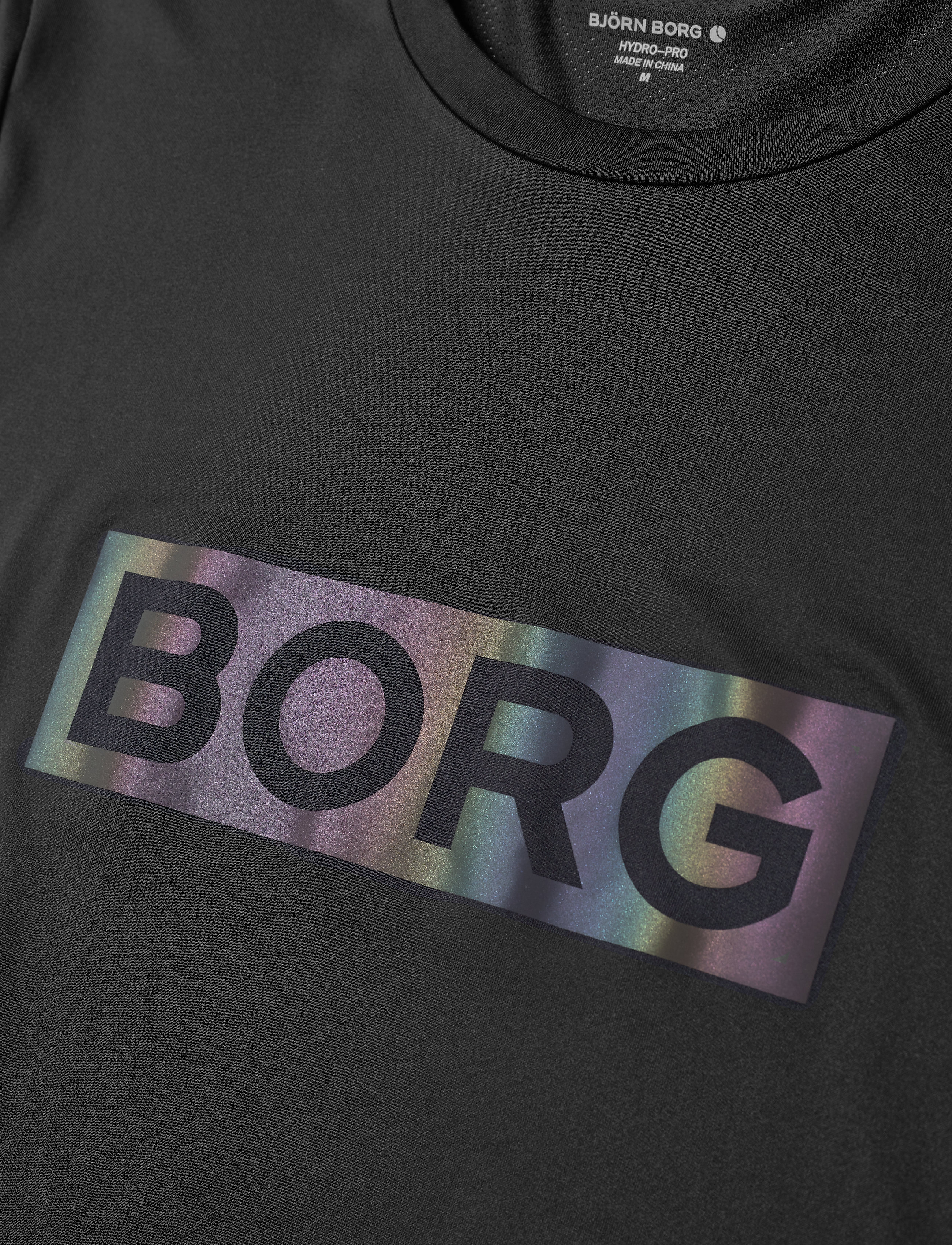 Björn Borg - ALDO PERF TEE - black radiate - 2
