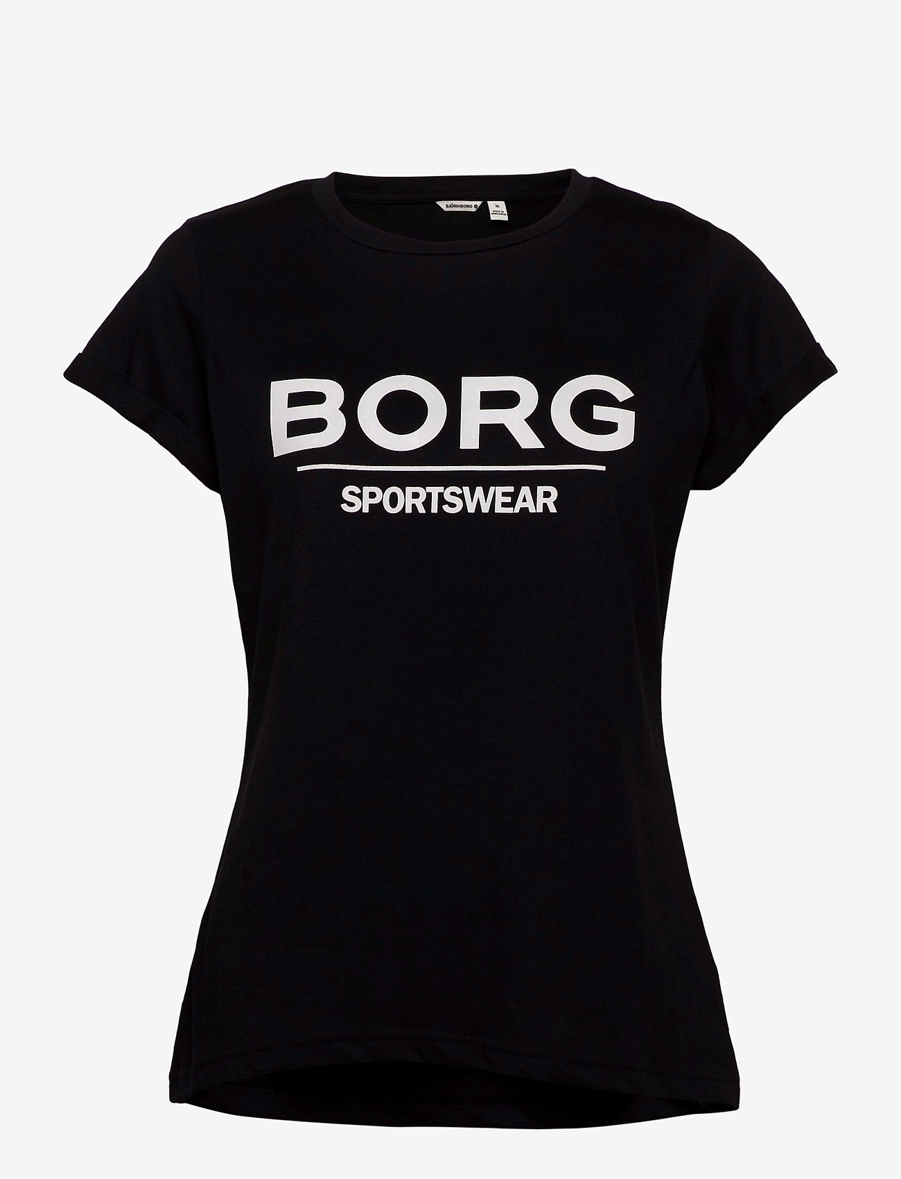 Björn Borg - TEE FLORENCE FLORENCE - t-shirts - black beauty - 0