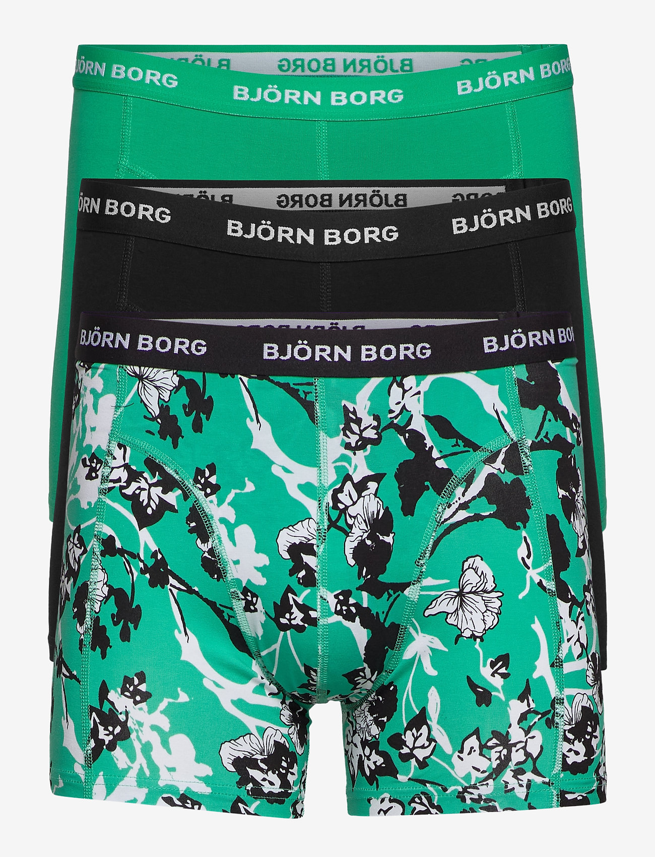 Björn Borg - SHORTS SAMMY BB STRONG FLOWER - mint leaf - 0