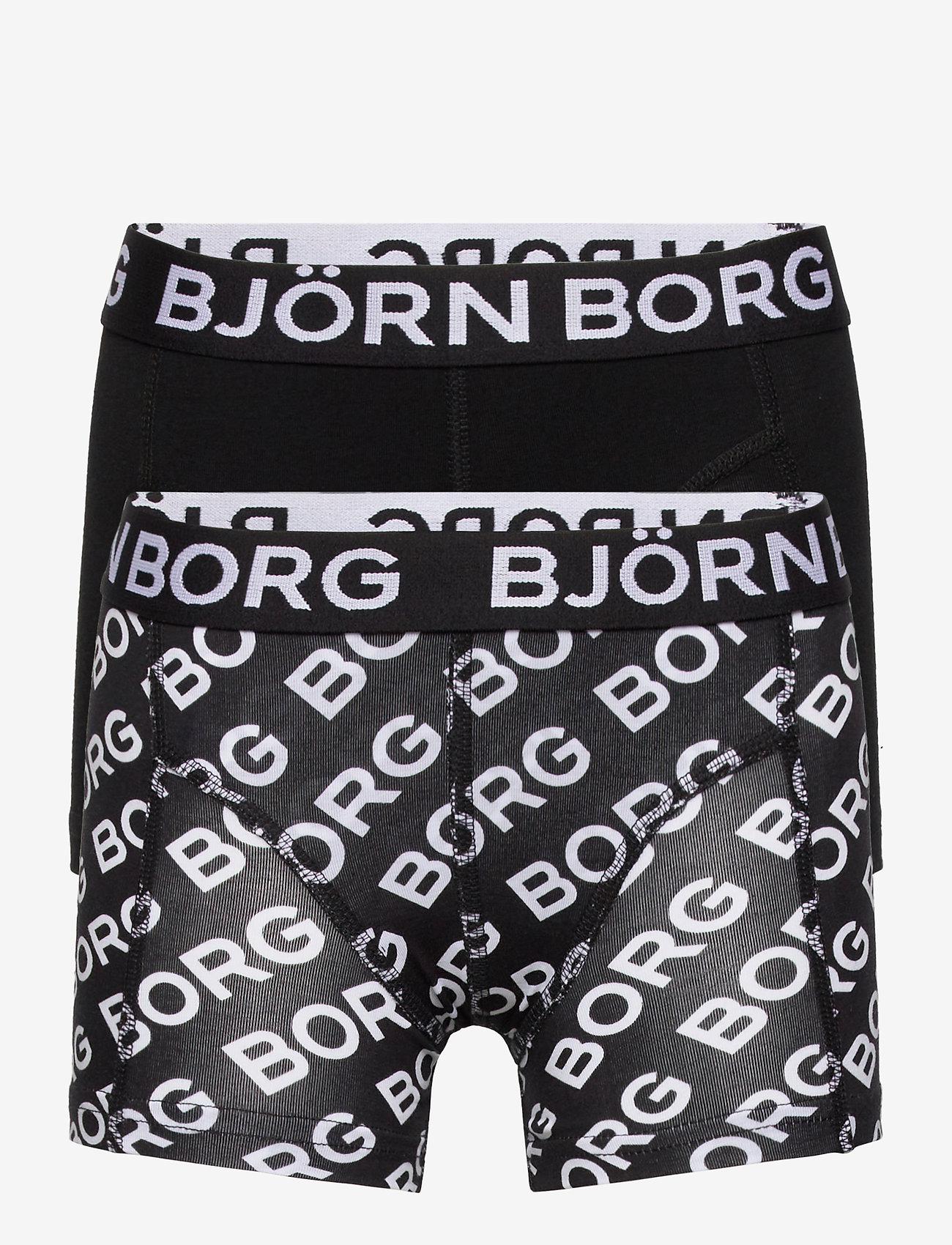 Björn Borg - SHORTS SAMMY BB LOGO - black beauty - 0