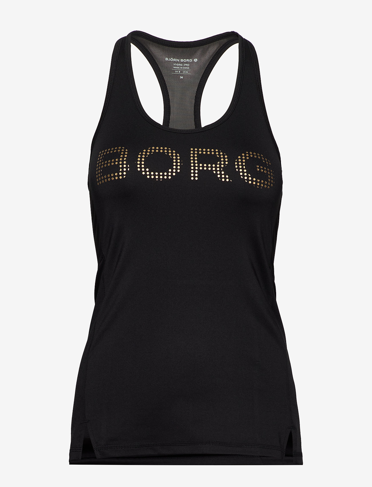 Björn Borg - RACERBACK TANK MEDAL MEDAL - black gold - 0