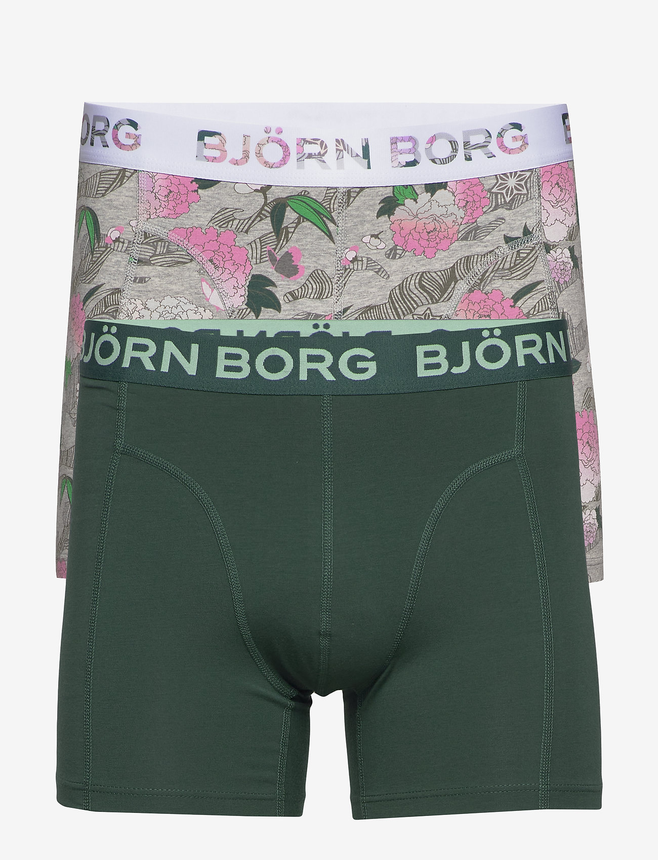 Björn Borg - SHORTS SAMMY BB HANAKOTOBA - h108by light grey melange - 0