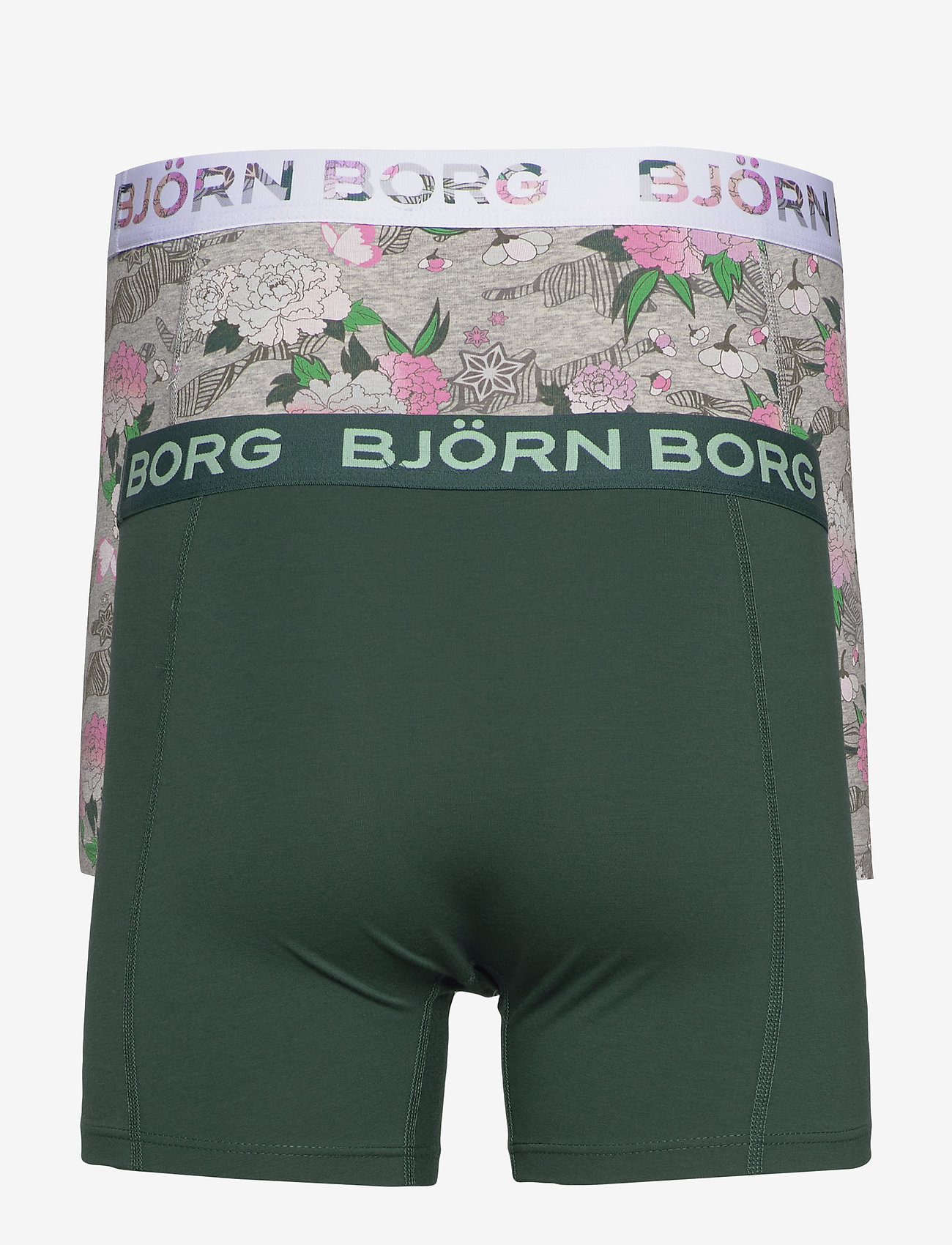 Björn Borg - SHORTS SAMMY BB HANAKOTOBA - h108by light grey melange - 1