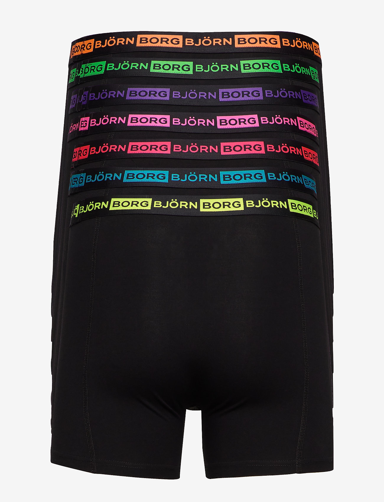 Björn Borg - SHORTS SAMMY SEASONAL NEON - black beauty - 1