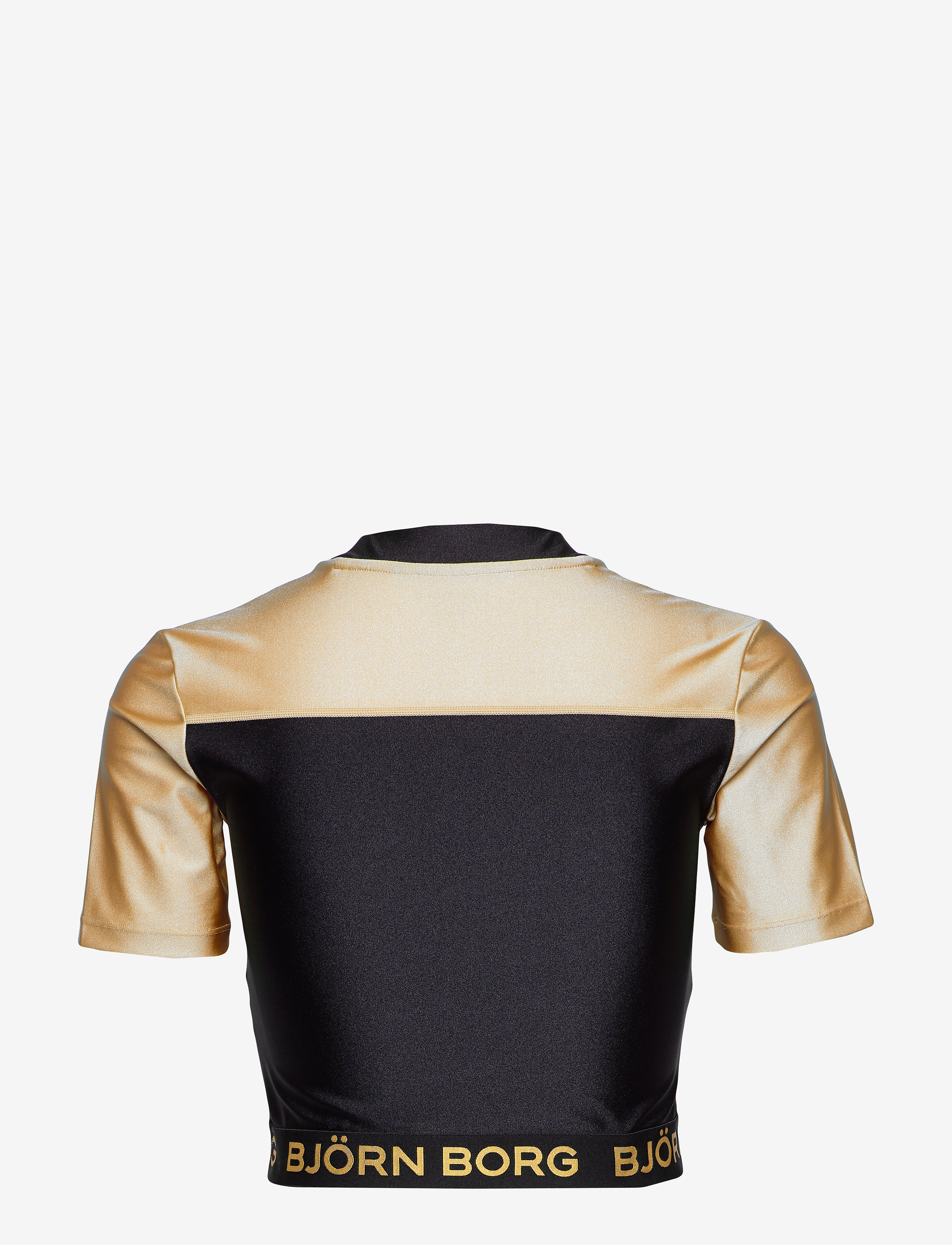 Björn Borg - CROPPED TEE CYLIE CYLIE - black gold - 1